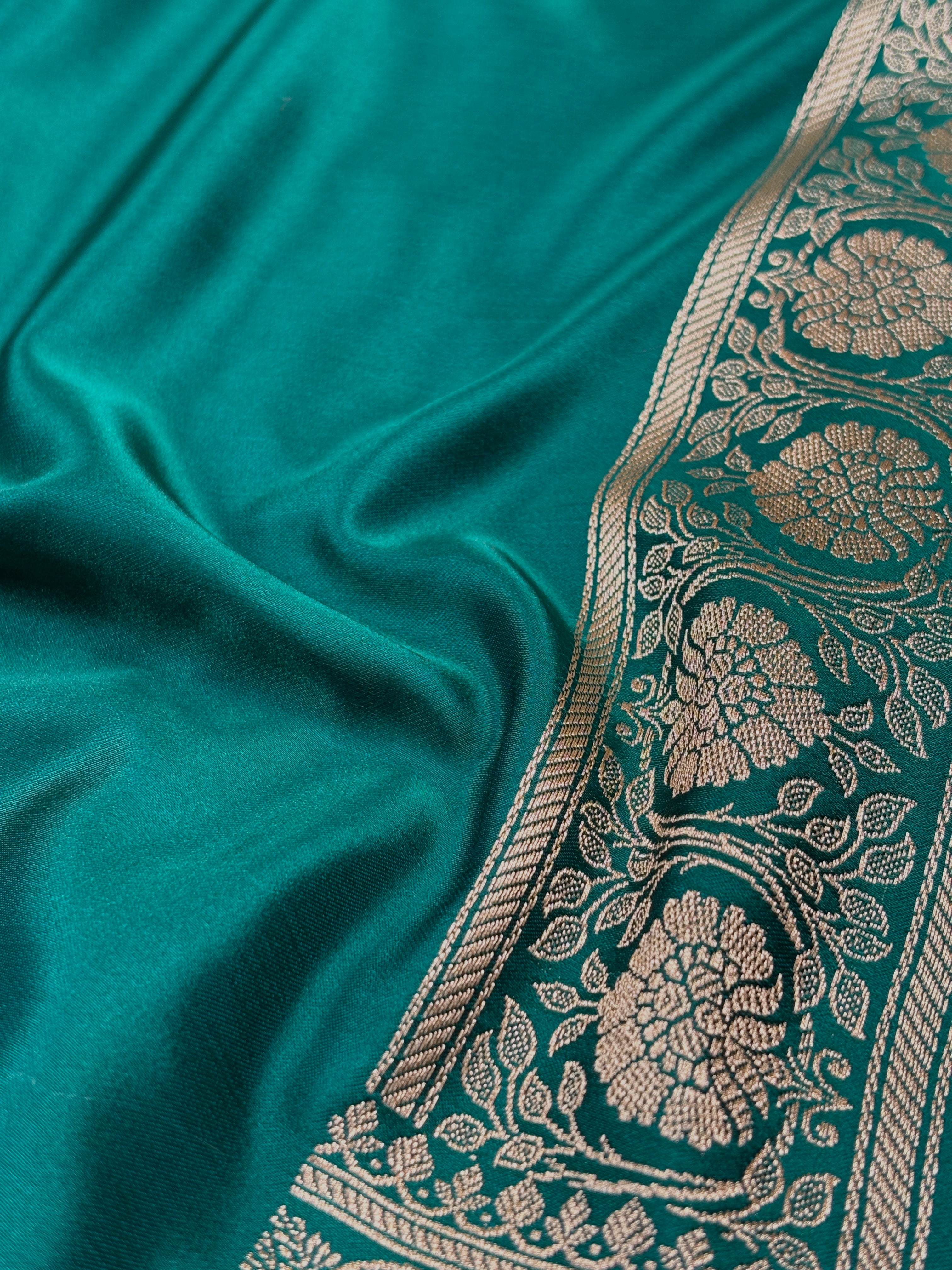 Mashru Katan Banarasi Saree