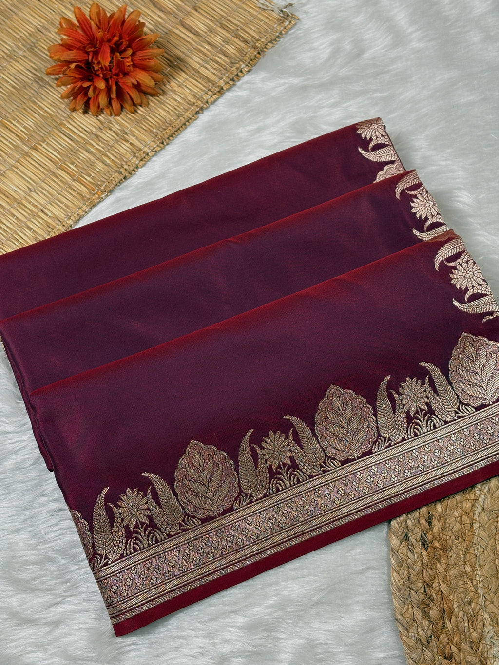 Premium Mashru Katan Banarasi Saree