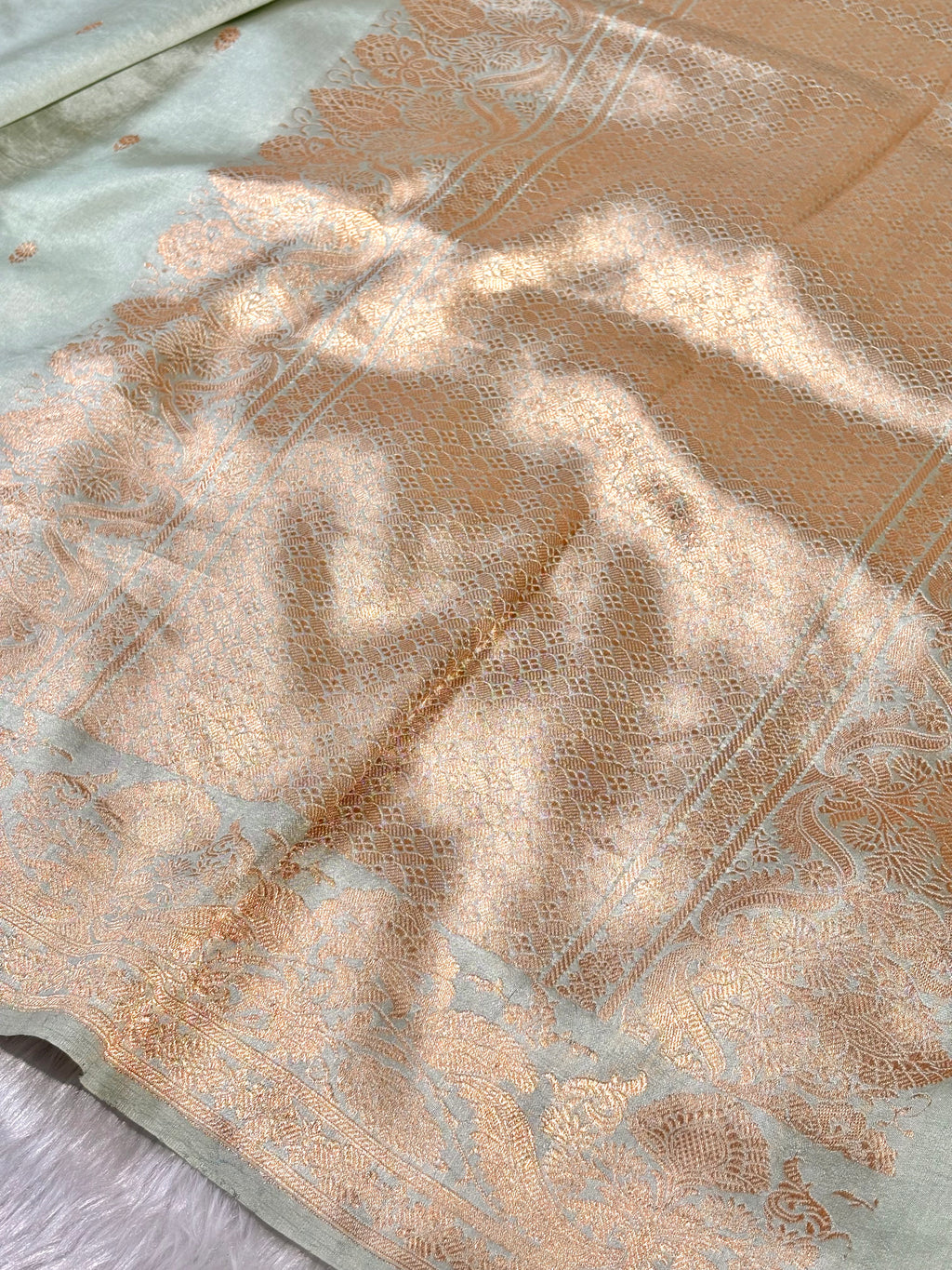 Pure Katan Silk Handloom Banarasi Saree