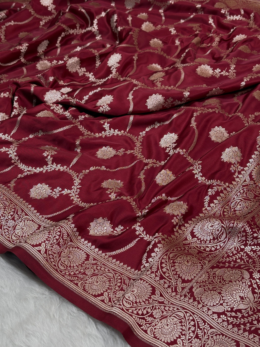 Mashru Katan Banarasi Saree