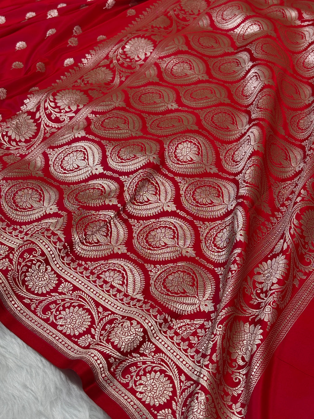 Mashru Katan Banarasi Saree