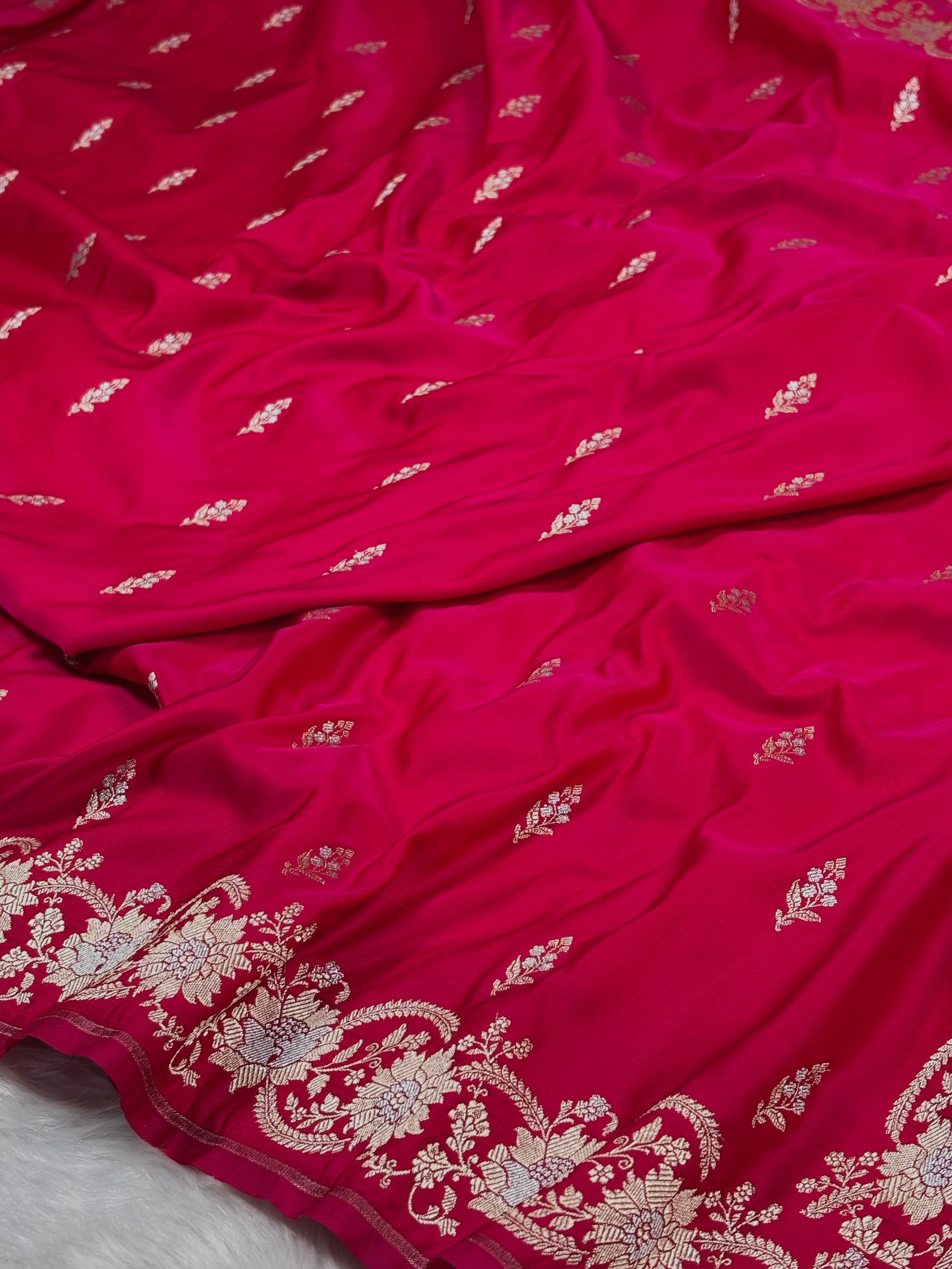 Premium Mashru Katan Banarasi Saree