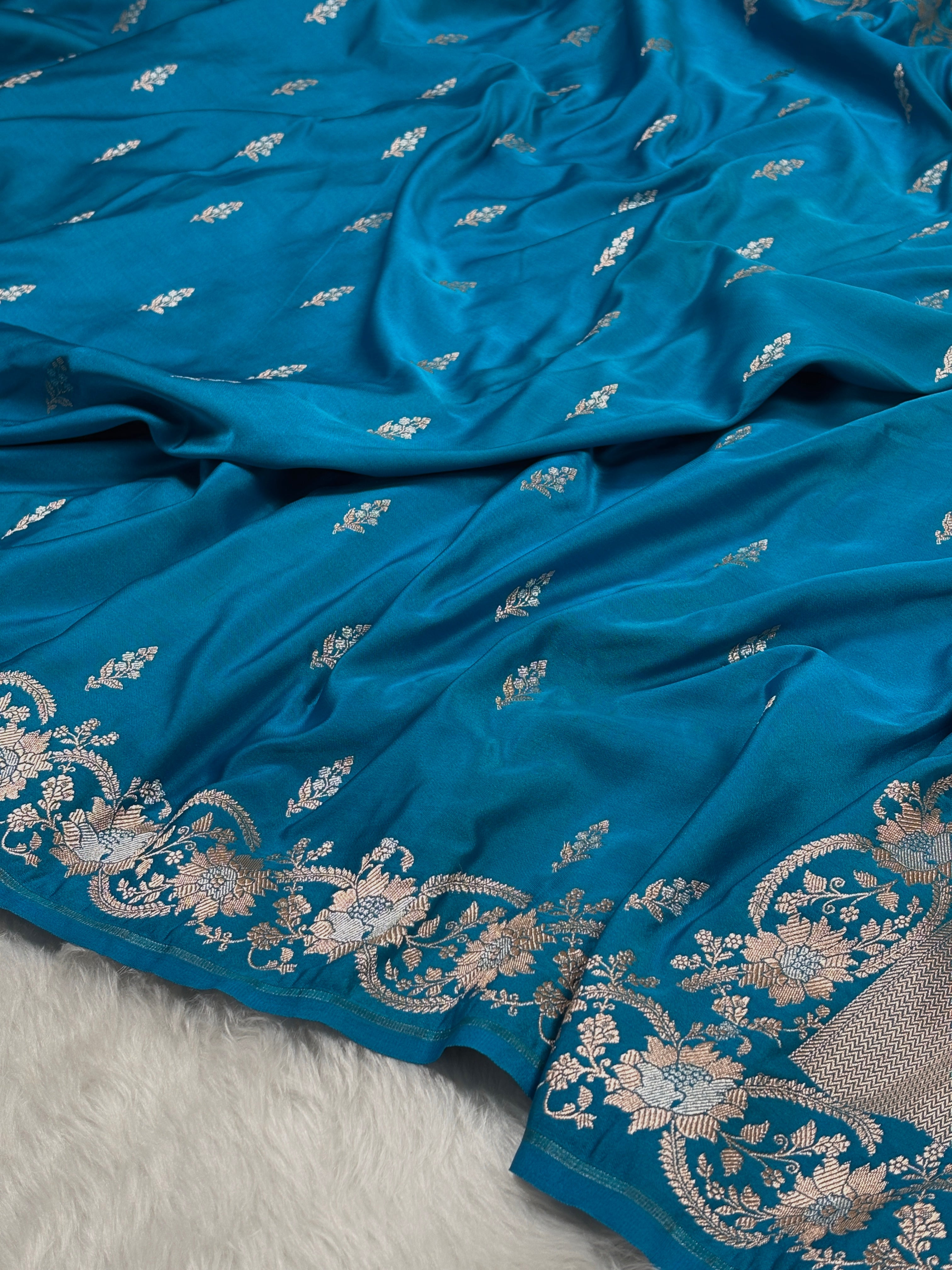 Premium Mashru Katan Banarasi Saree
