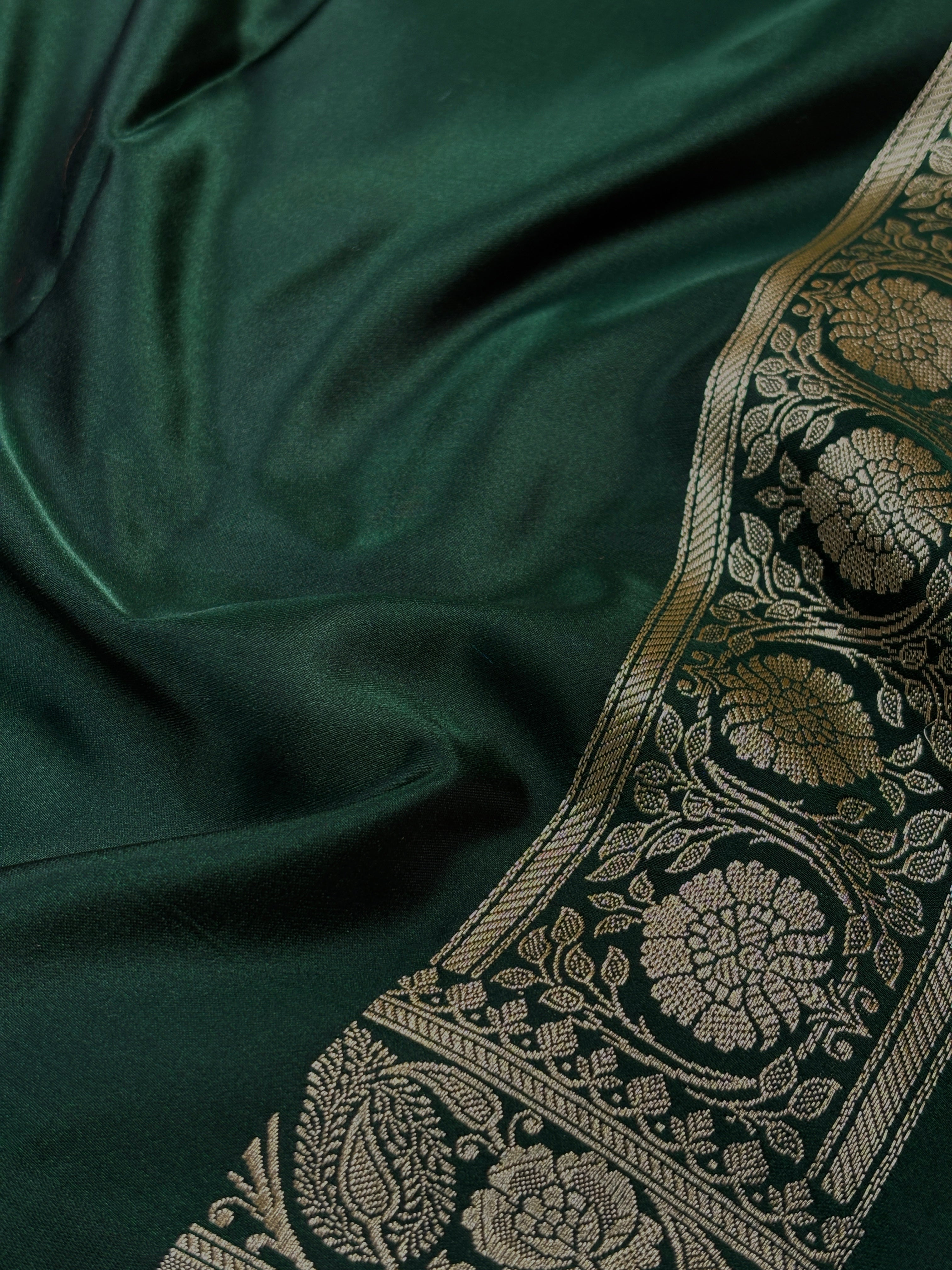 Mashru Katan Banarasi Saree