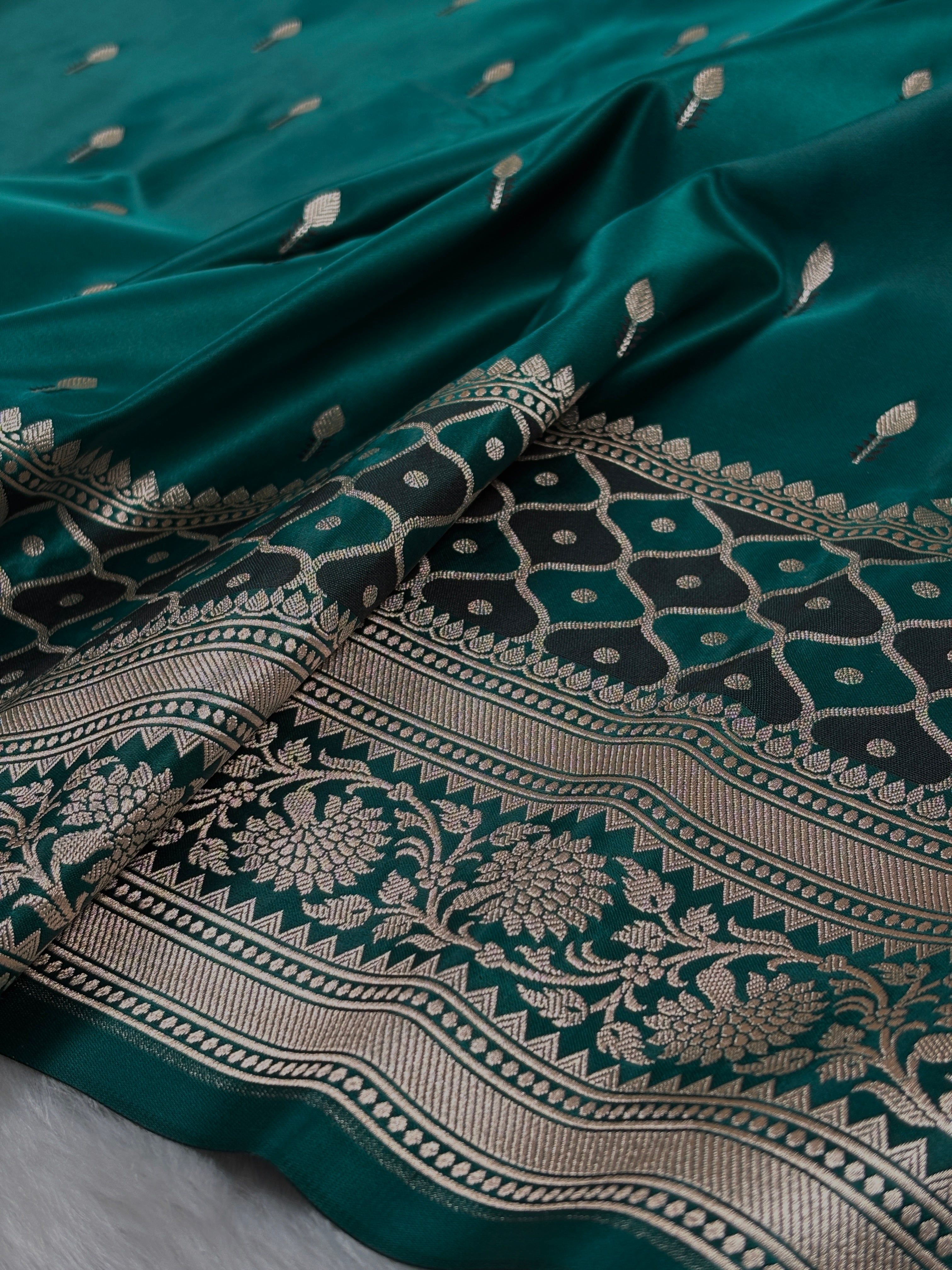 Mashru Katan Banarasi Saree