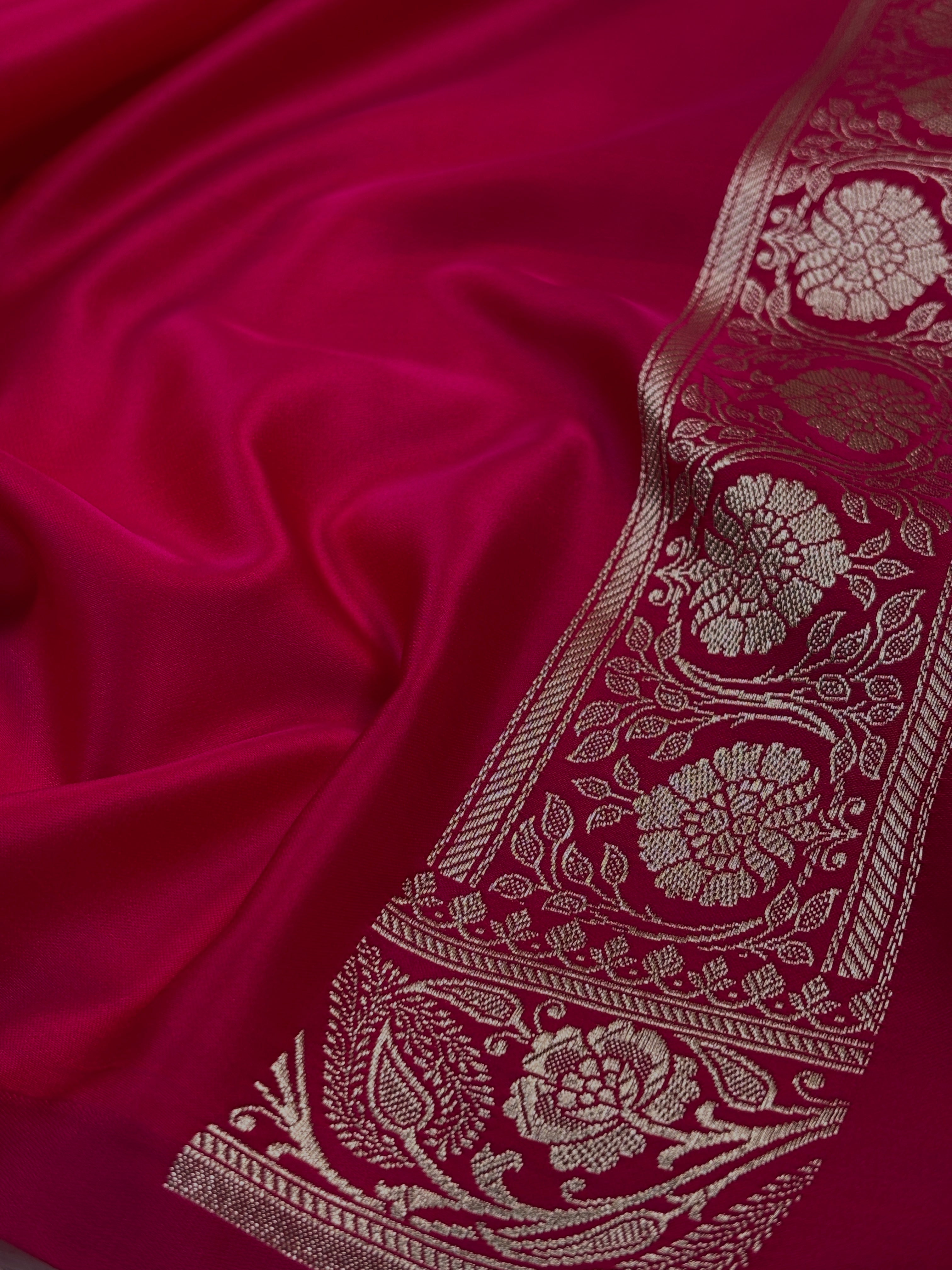 Mashru Katan Banarasi Saree