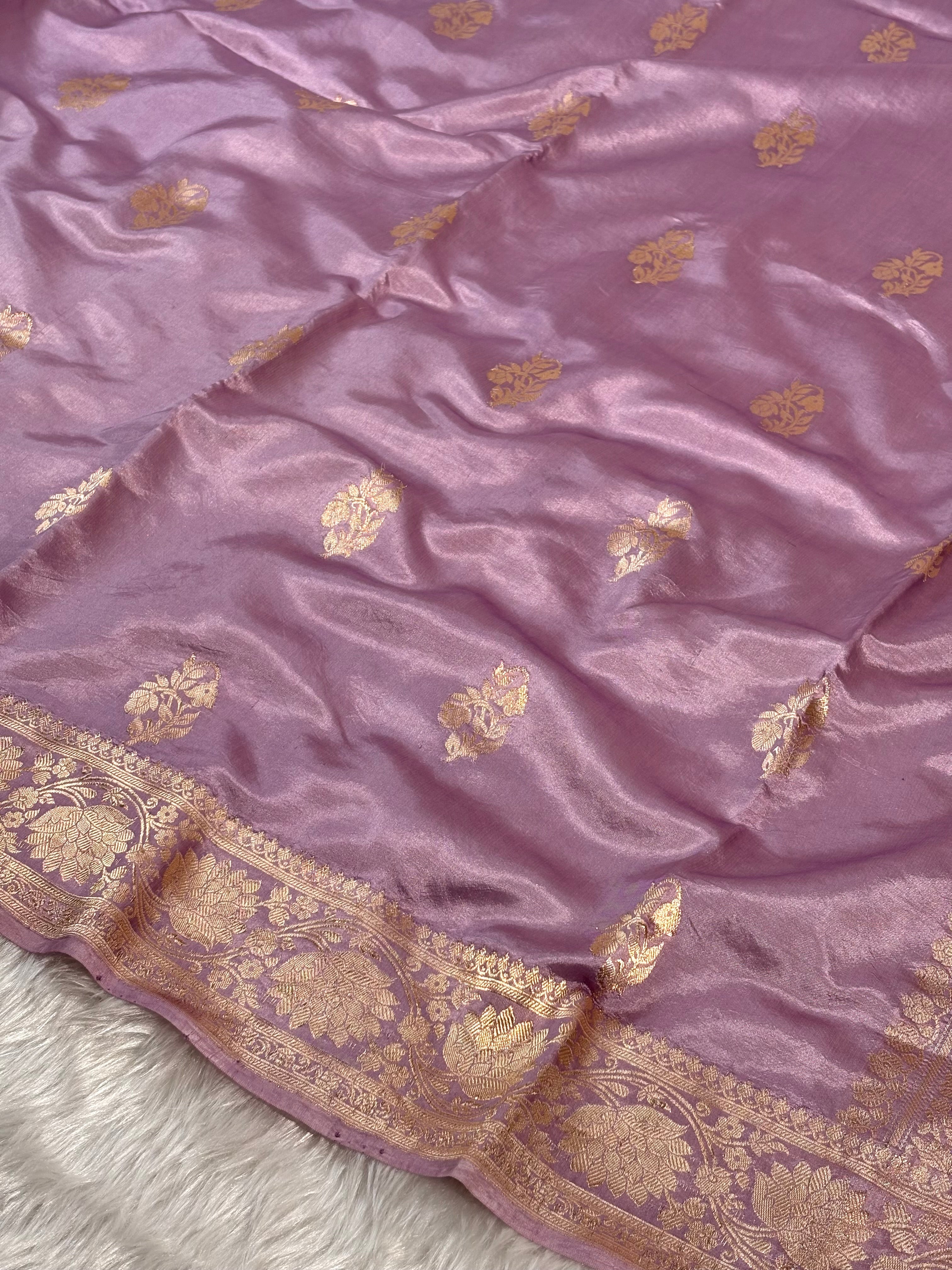 Pure Katan Silk Handloom Banarasi Saree