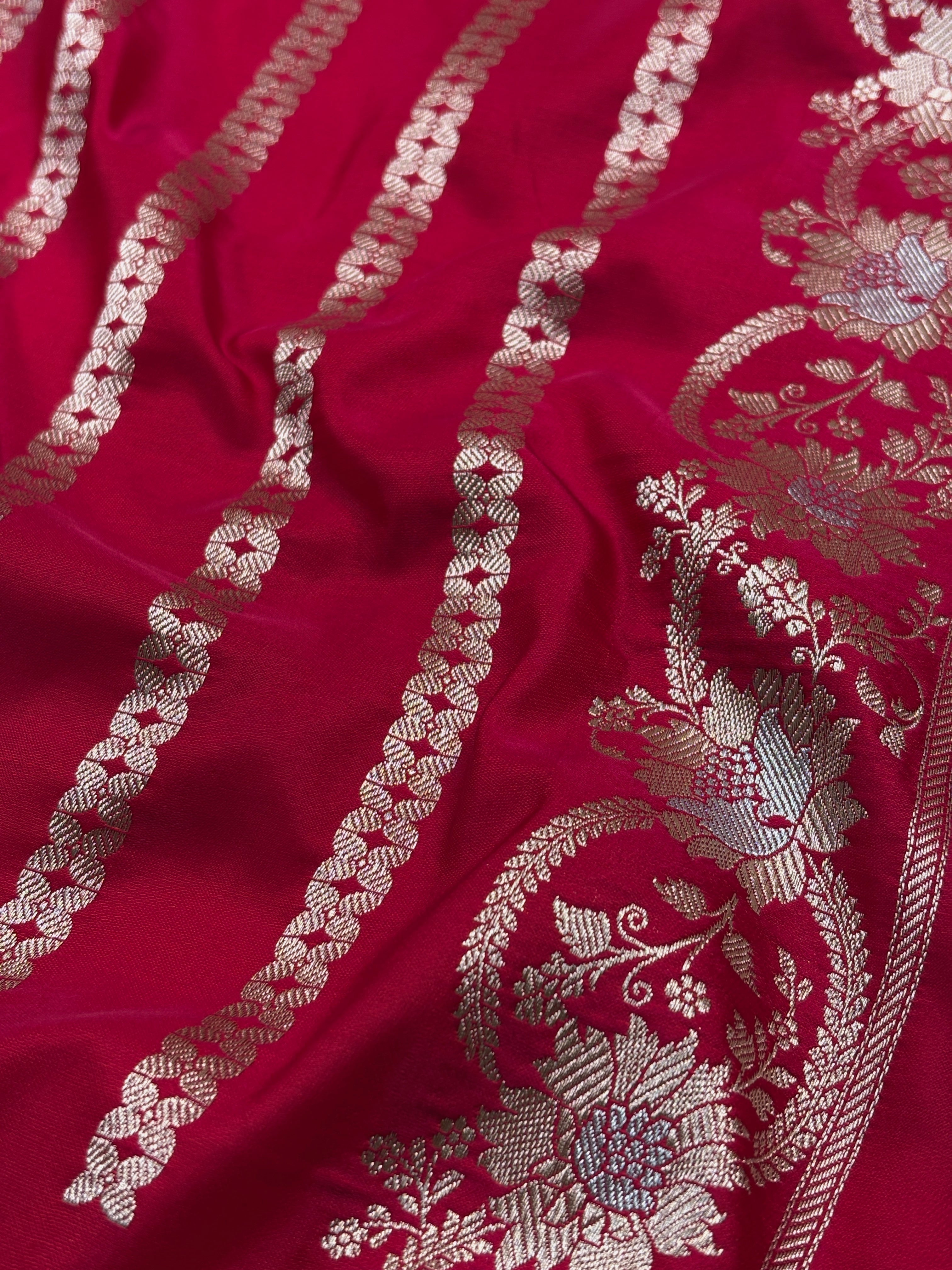 Premium Mashru Katan Banarasi Saree