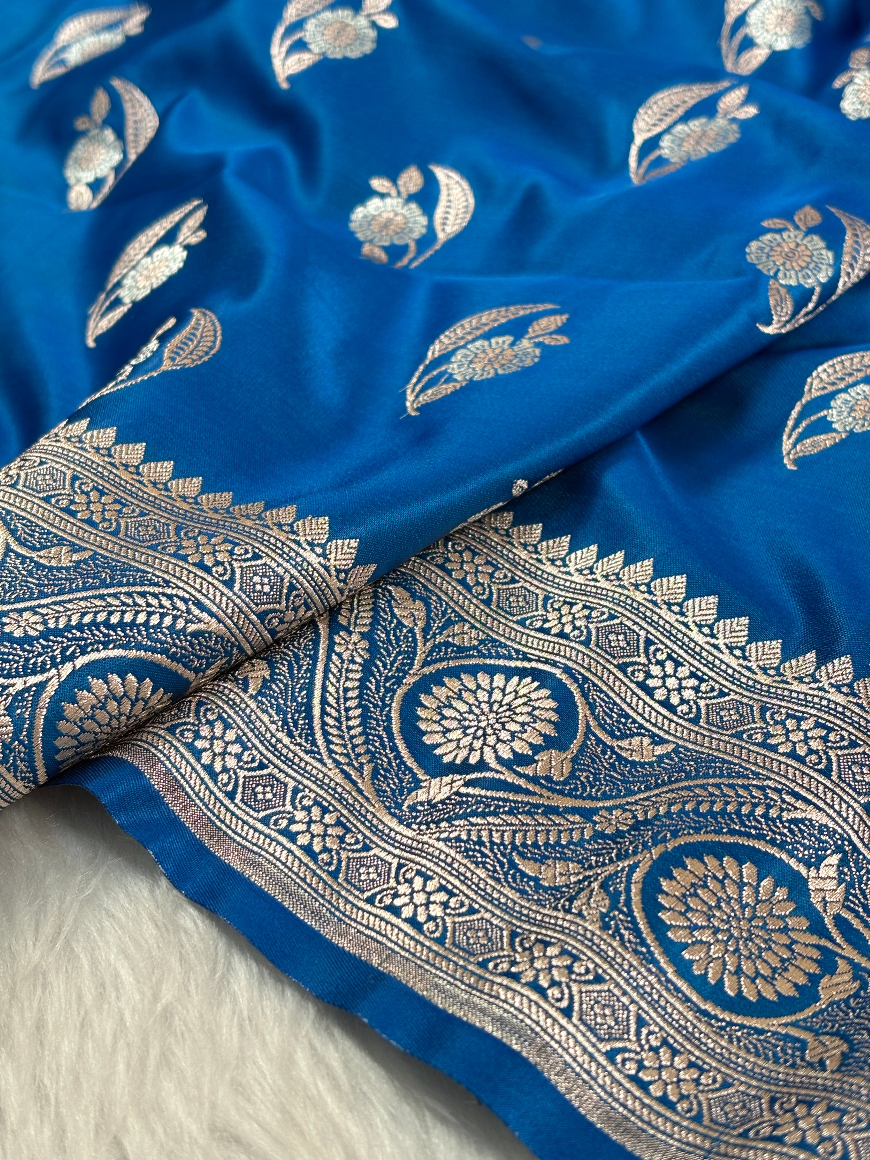 Mashru Katan Banarasi Saree