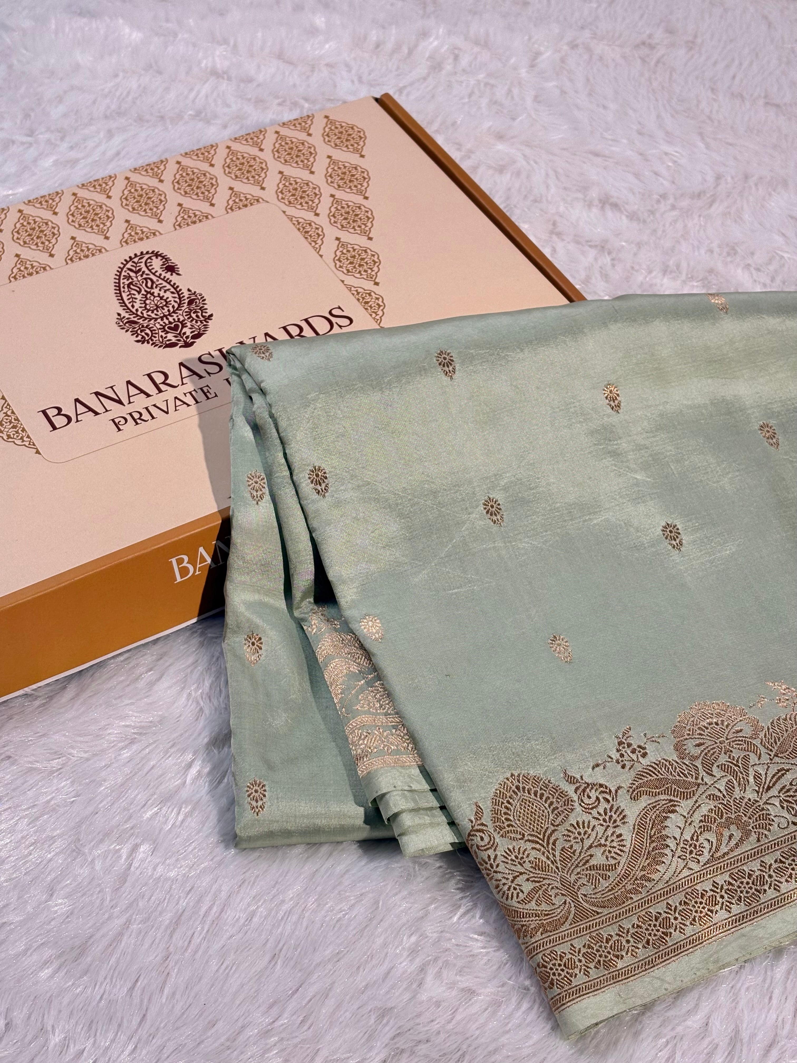 Pure Katan Silk Handloom Banarasi Saree