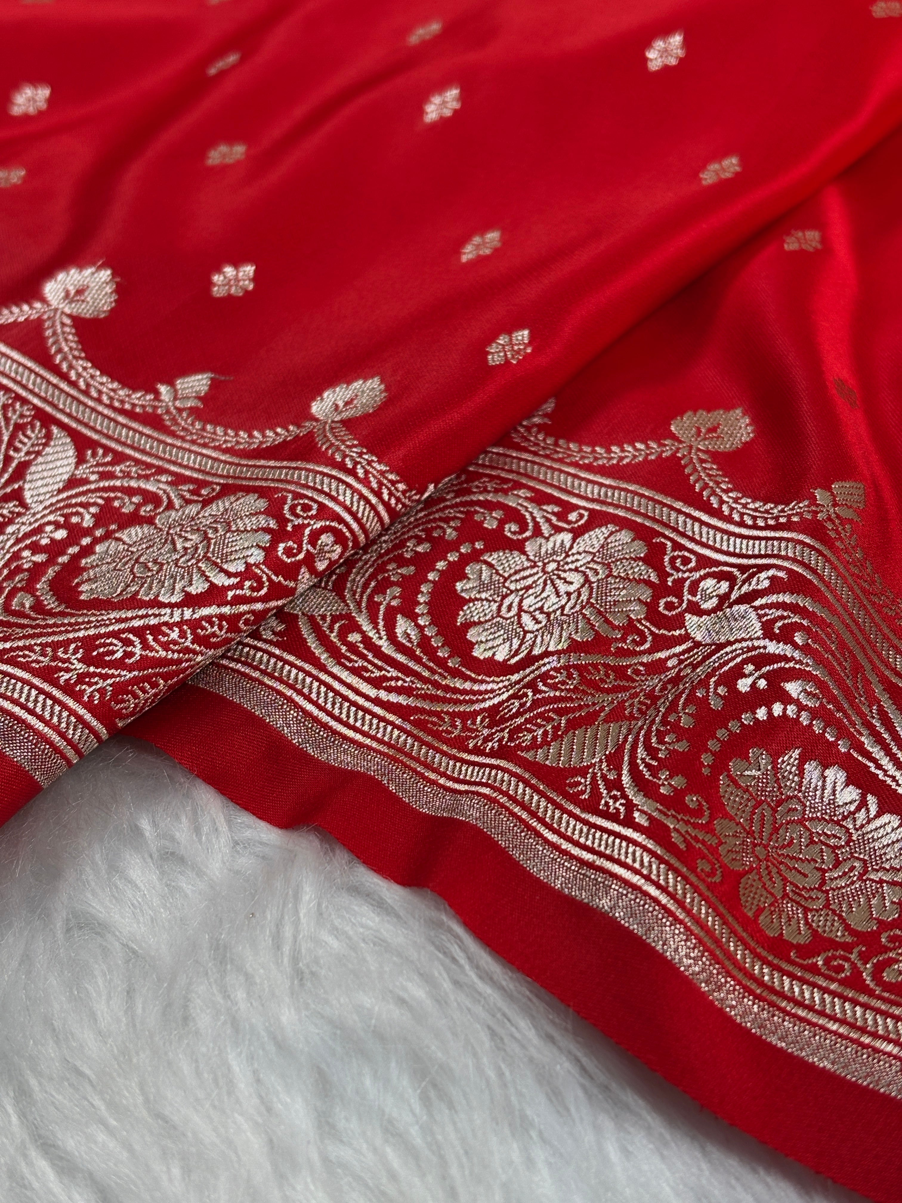 Mashru Katan Banarasi Saree