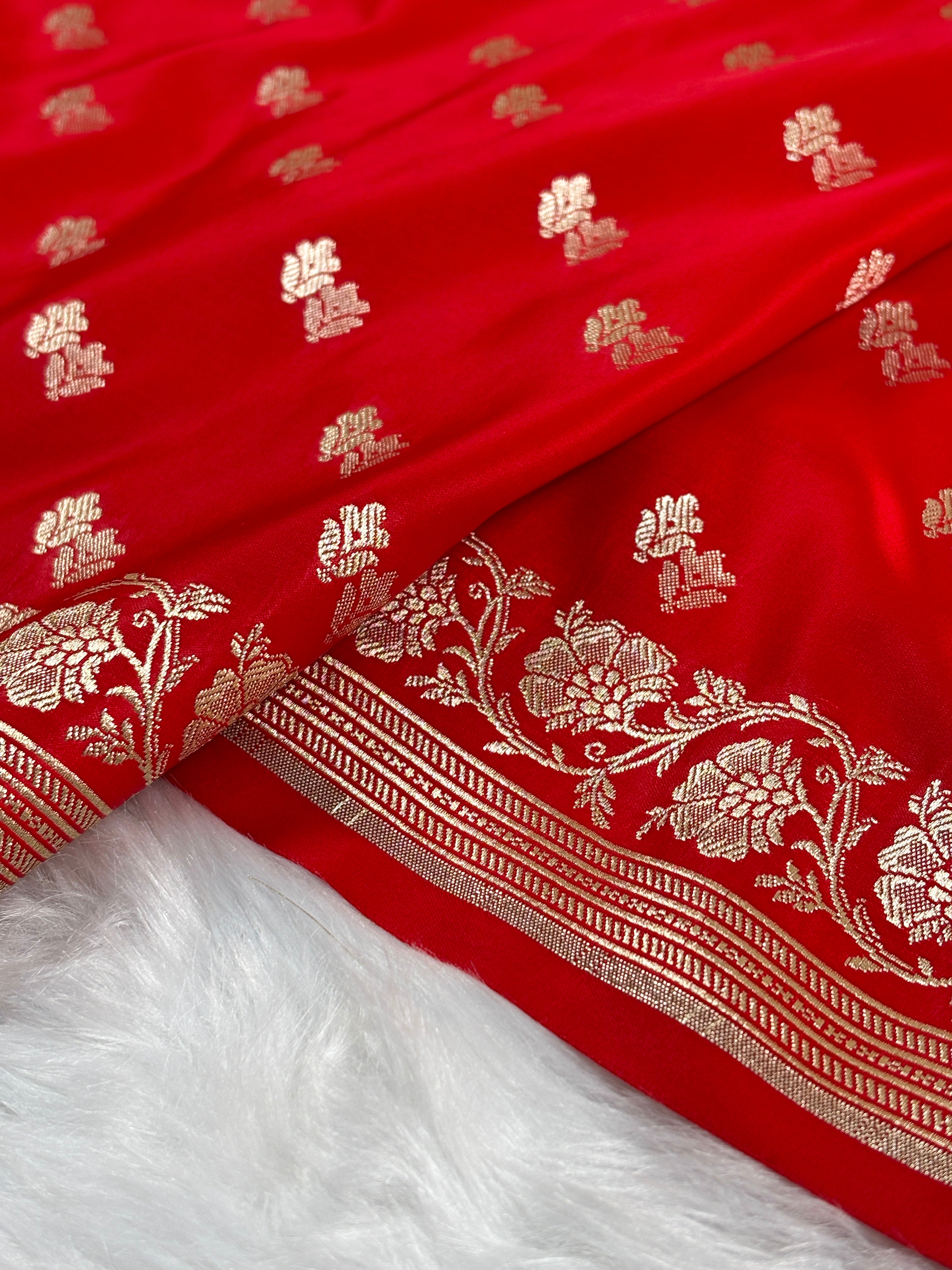 Mashru Katan Banarasi Saree