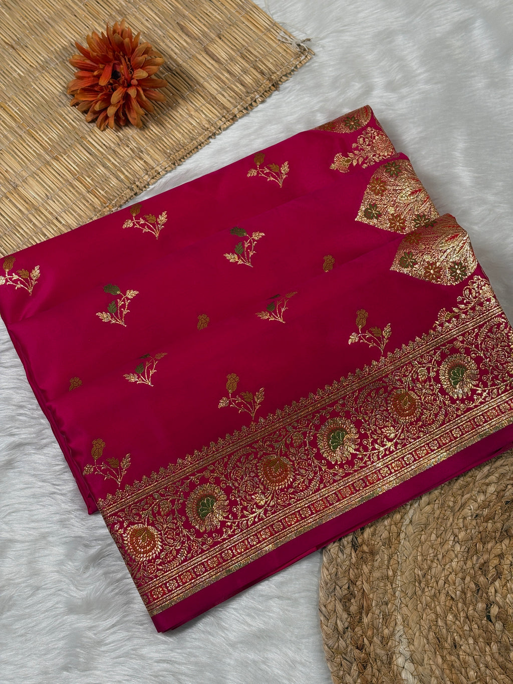 Premium Mashru Katan Banarasi Saree