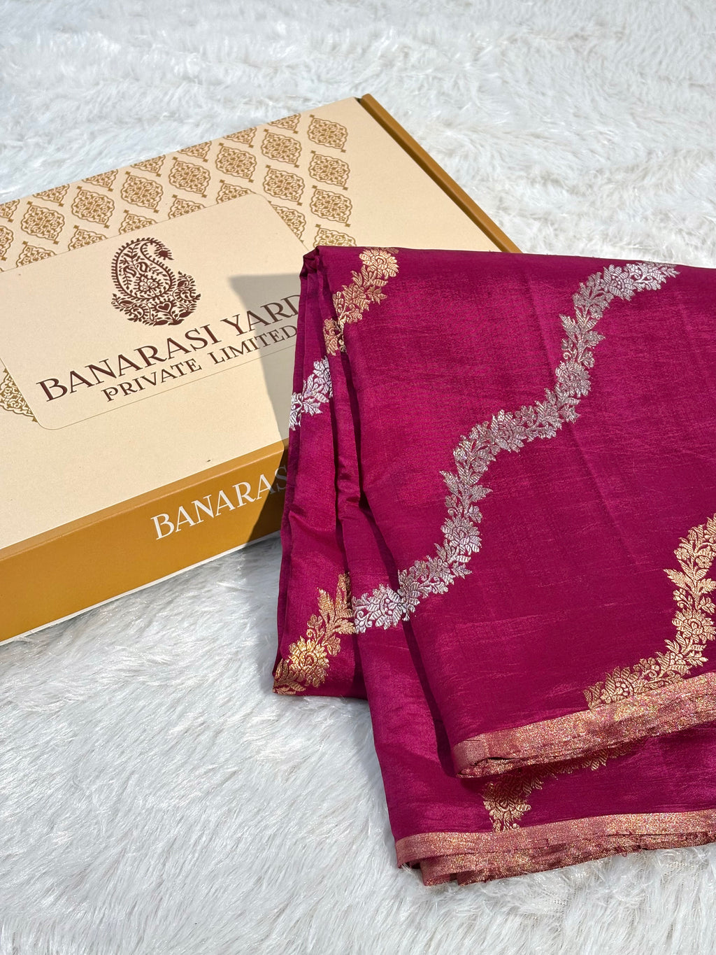 Pure Alfi Katan Handloom Banarasi Saree