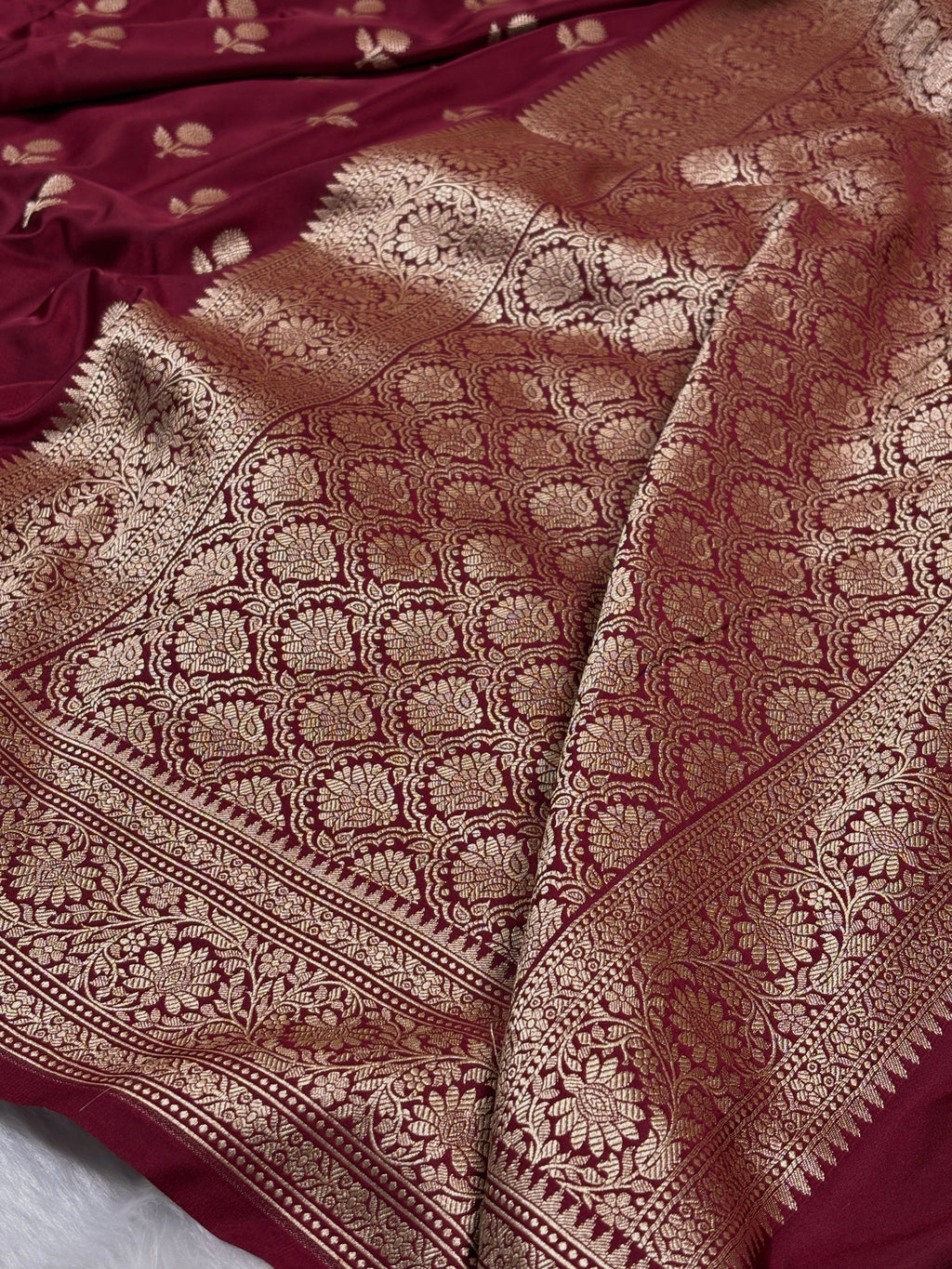 Mashru Katan Banarasi Saree