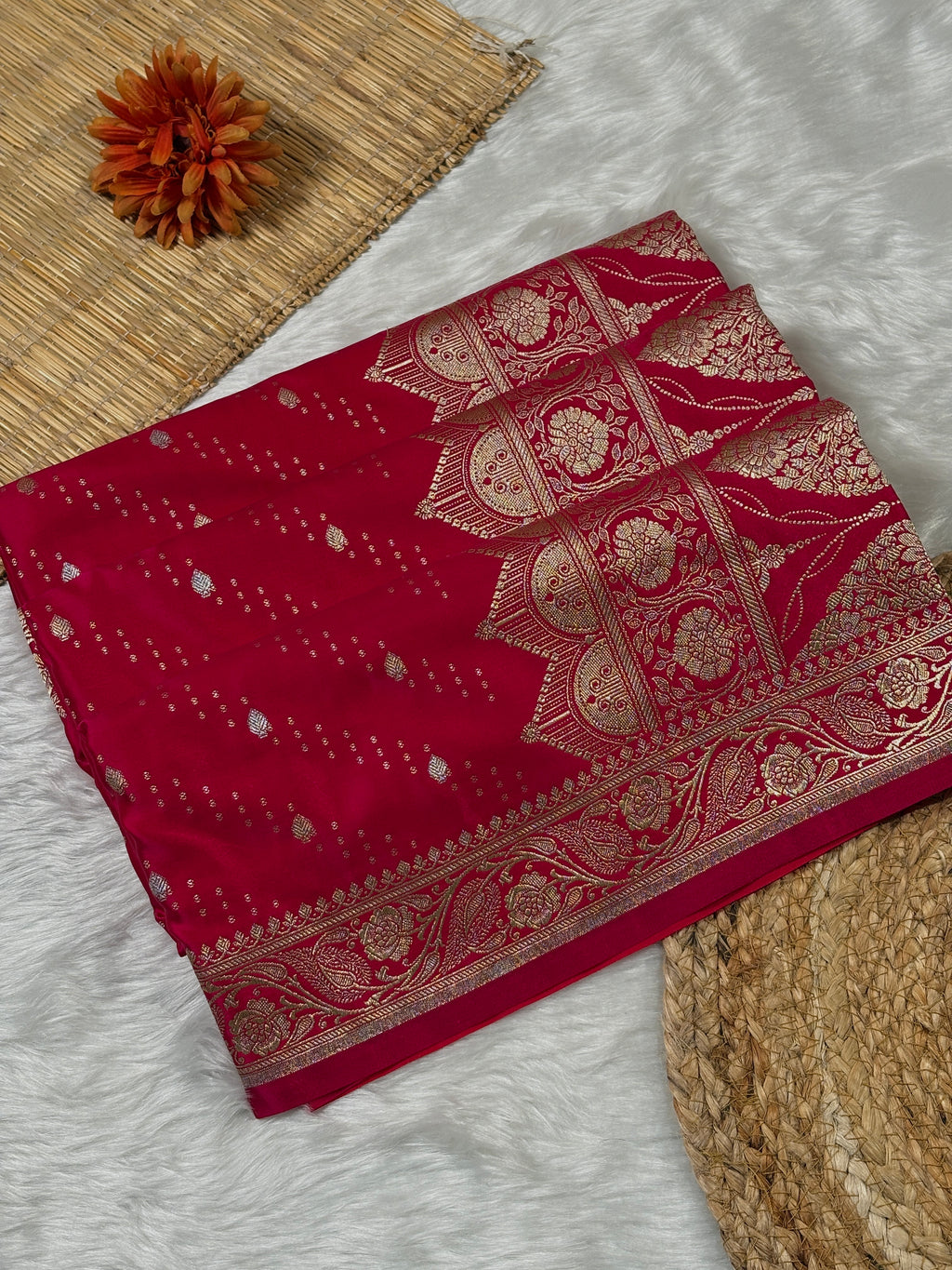 Mashru Katan Banarasi Saree