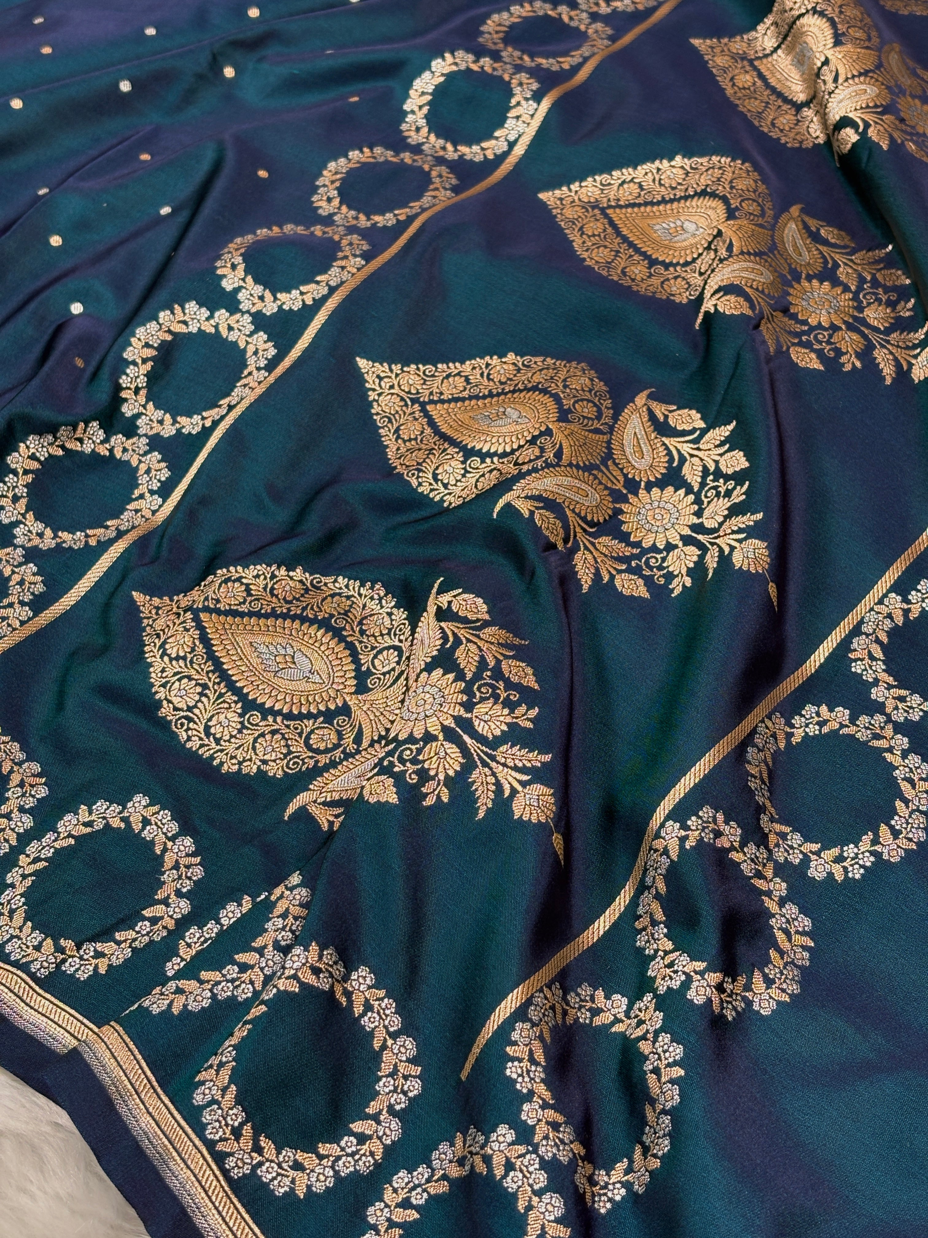 Premium Mashru Katan Banarasi Saree