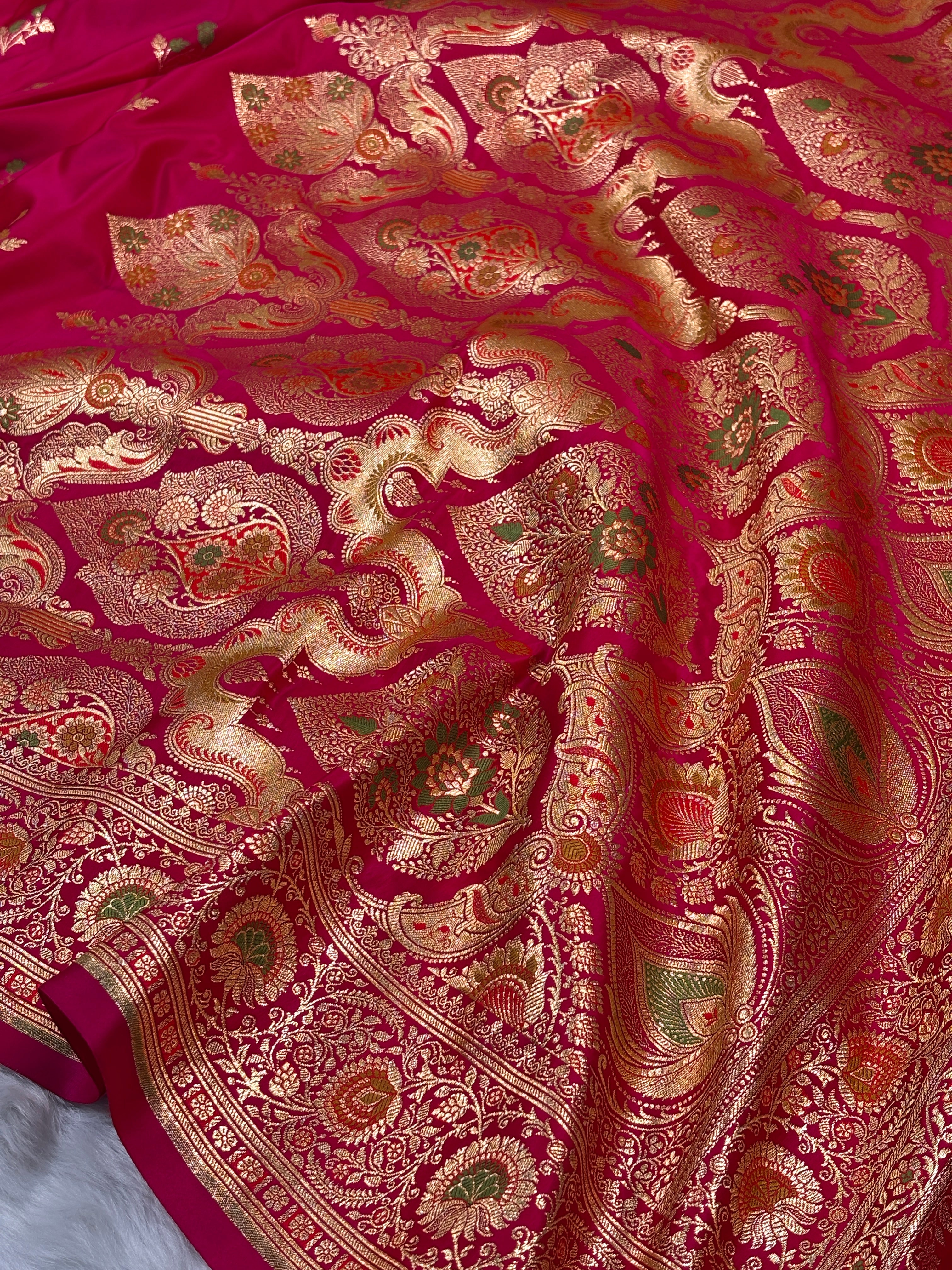 Premium Mashru Katan Banarasi Saree