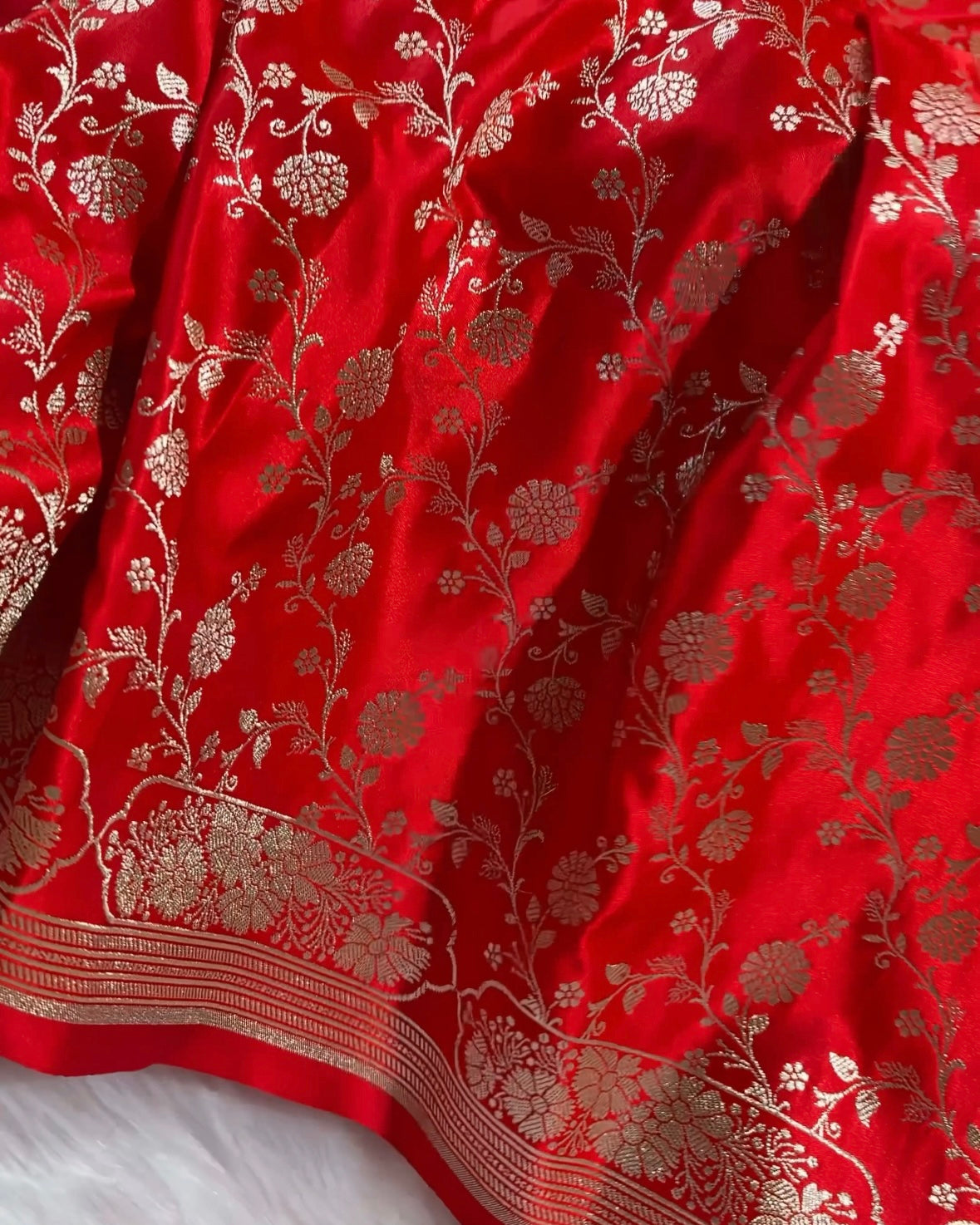 Bridal Mashru Katan Banarasi Saree