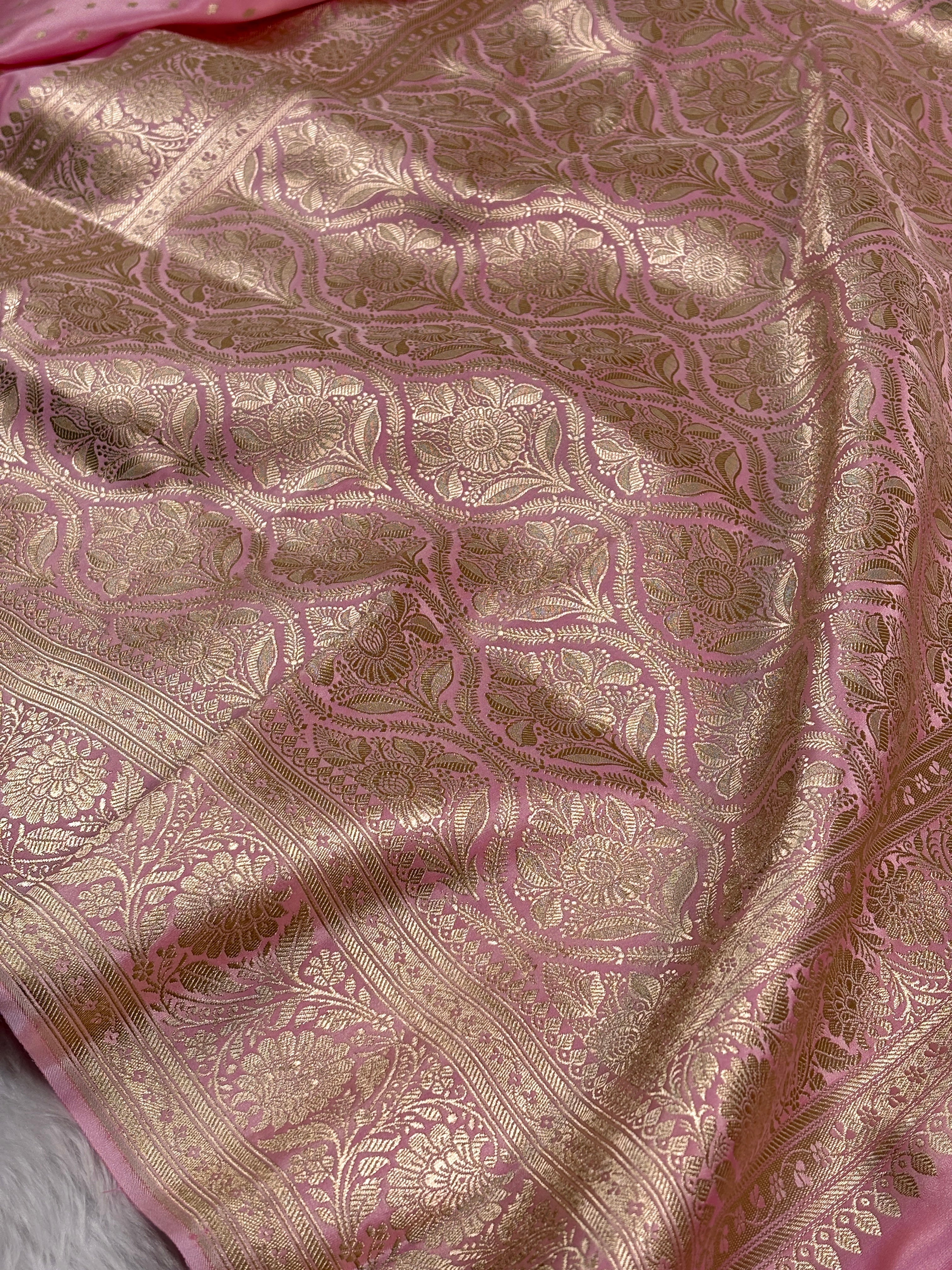 Mashru Katan Banarasi Saree