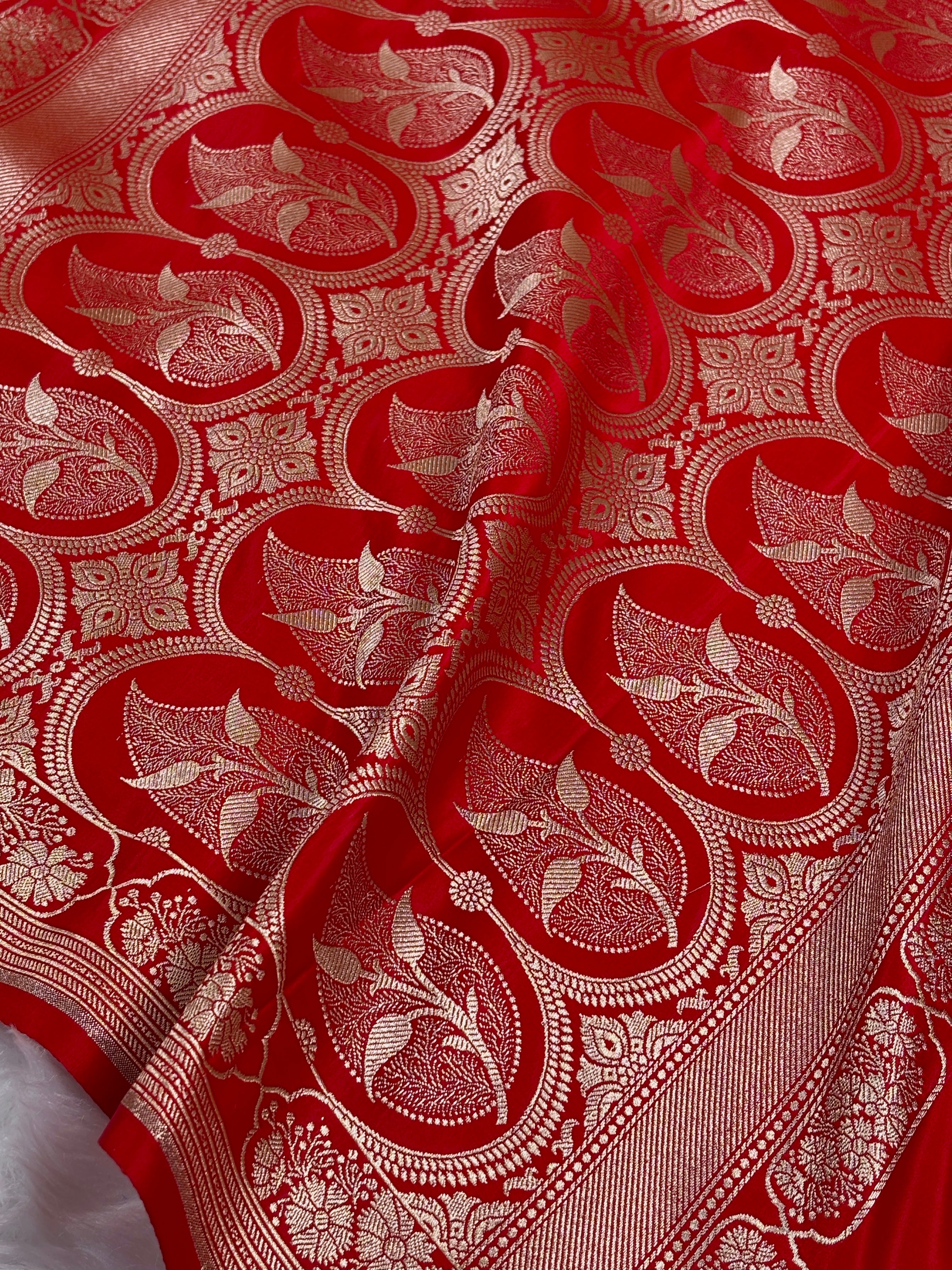 Mashru Katan Banarasi Saree