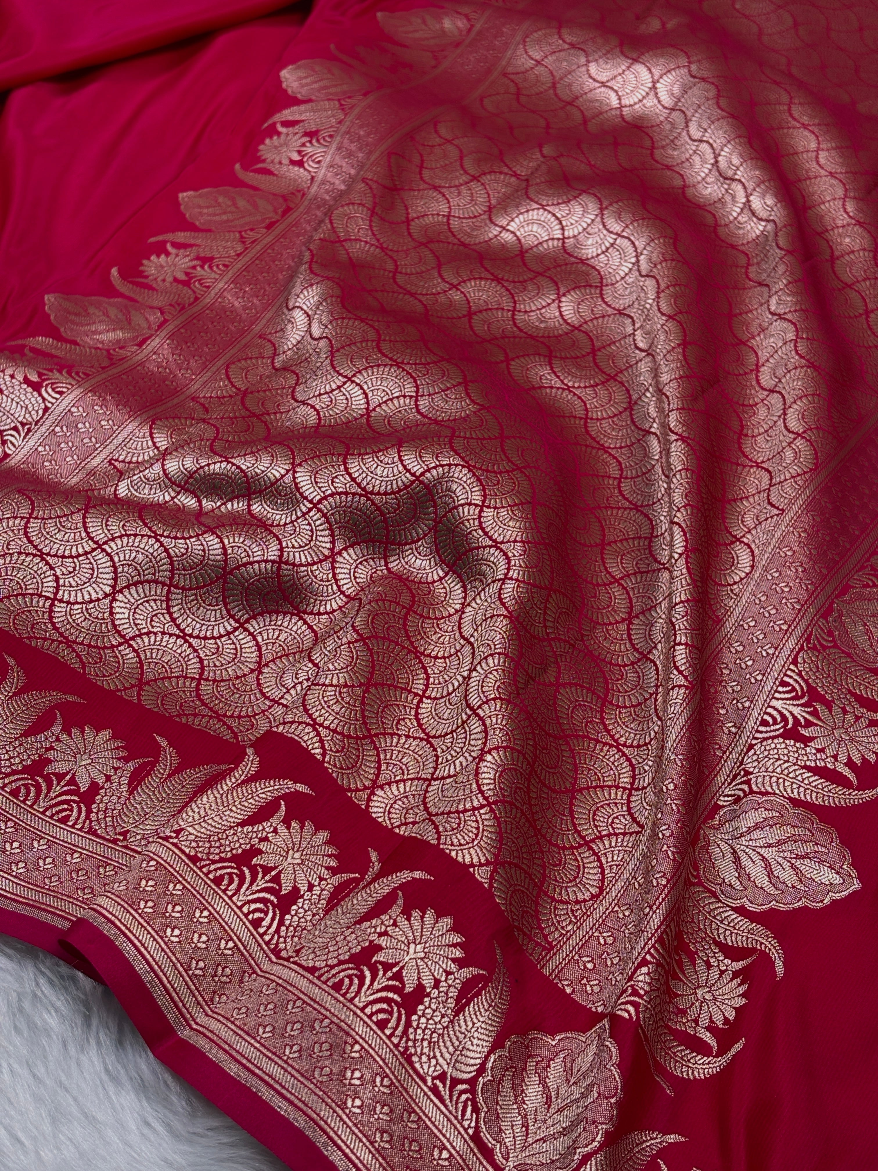 Premium Mashru Katan Banarasi Saree