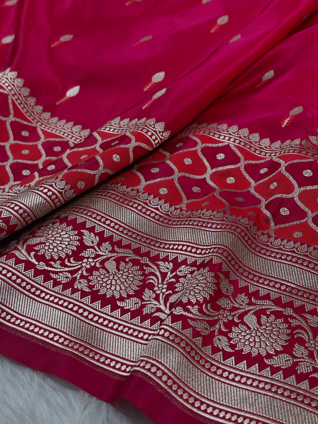 Mashru Katan Banarasi Saree