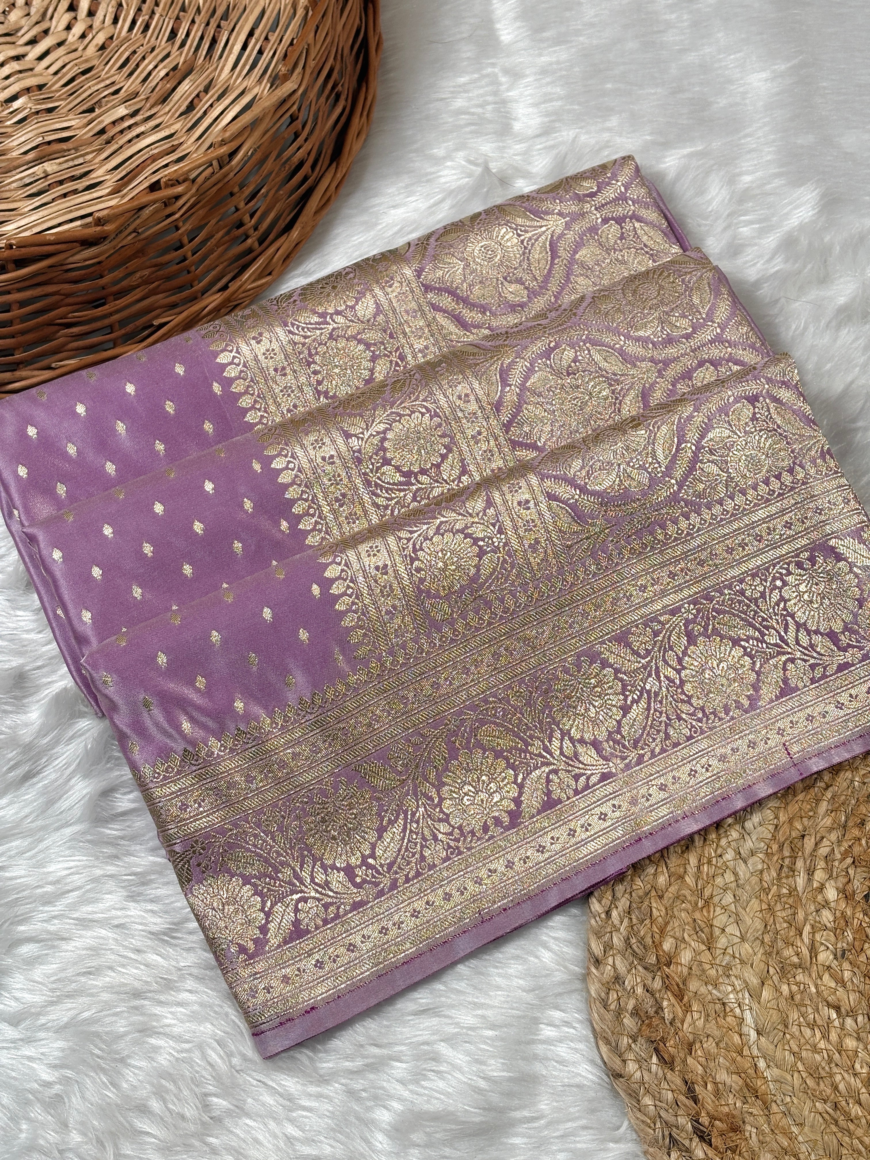 Mashru Katan Banarasi Saree