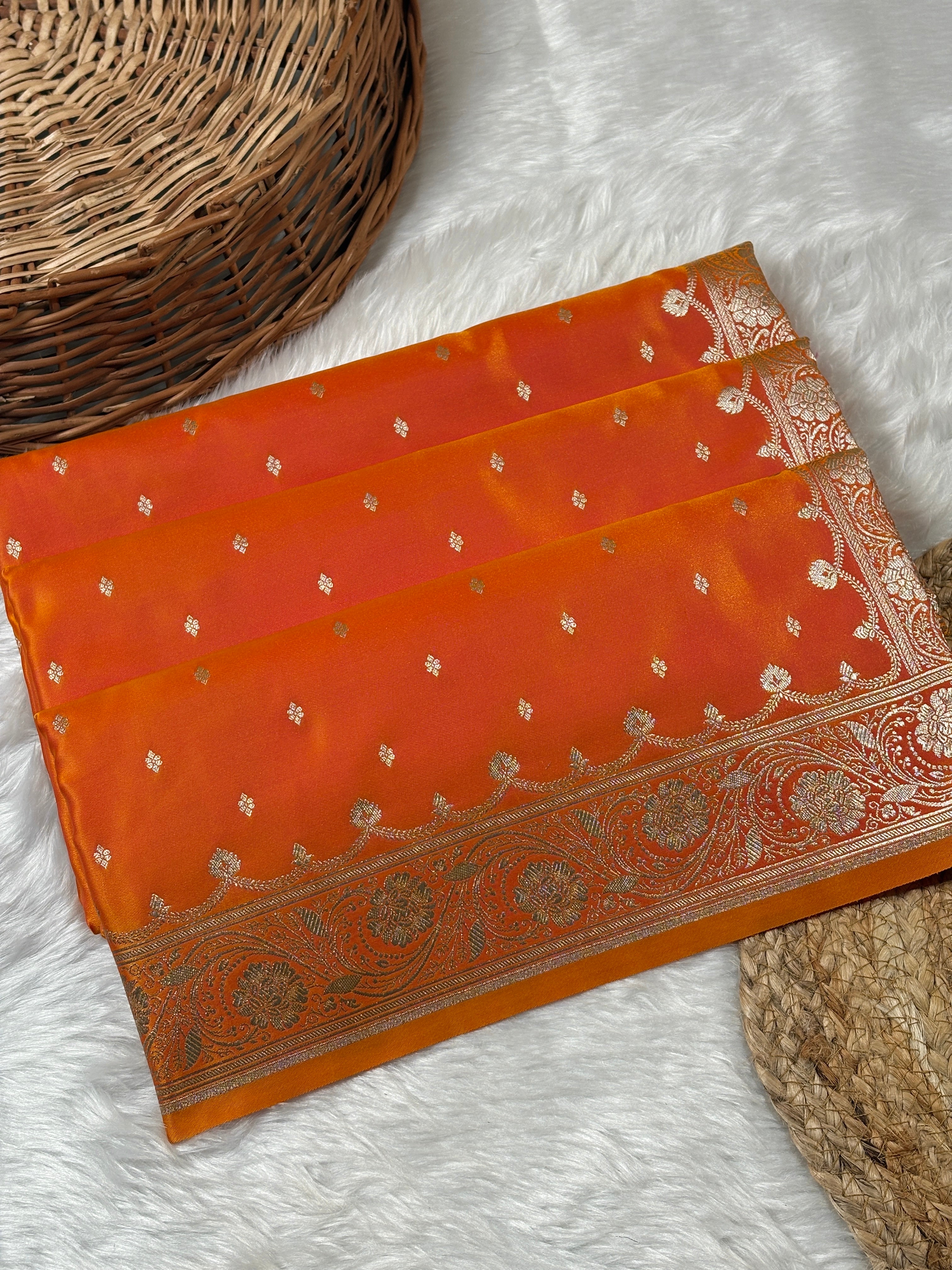 Mashru Katan Banarasi Saree