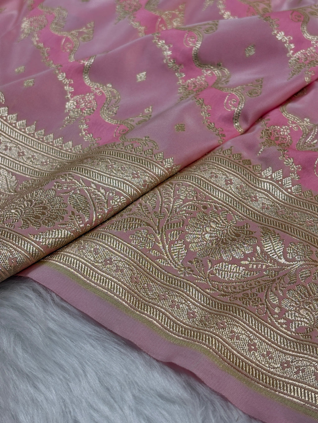 Mashru Katan Banarasi Saree