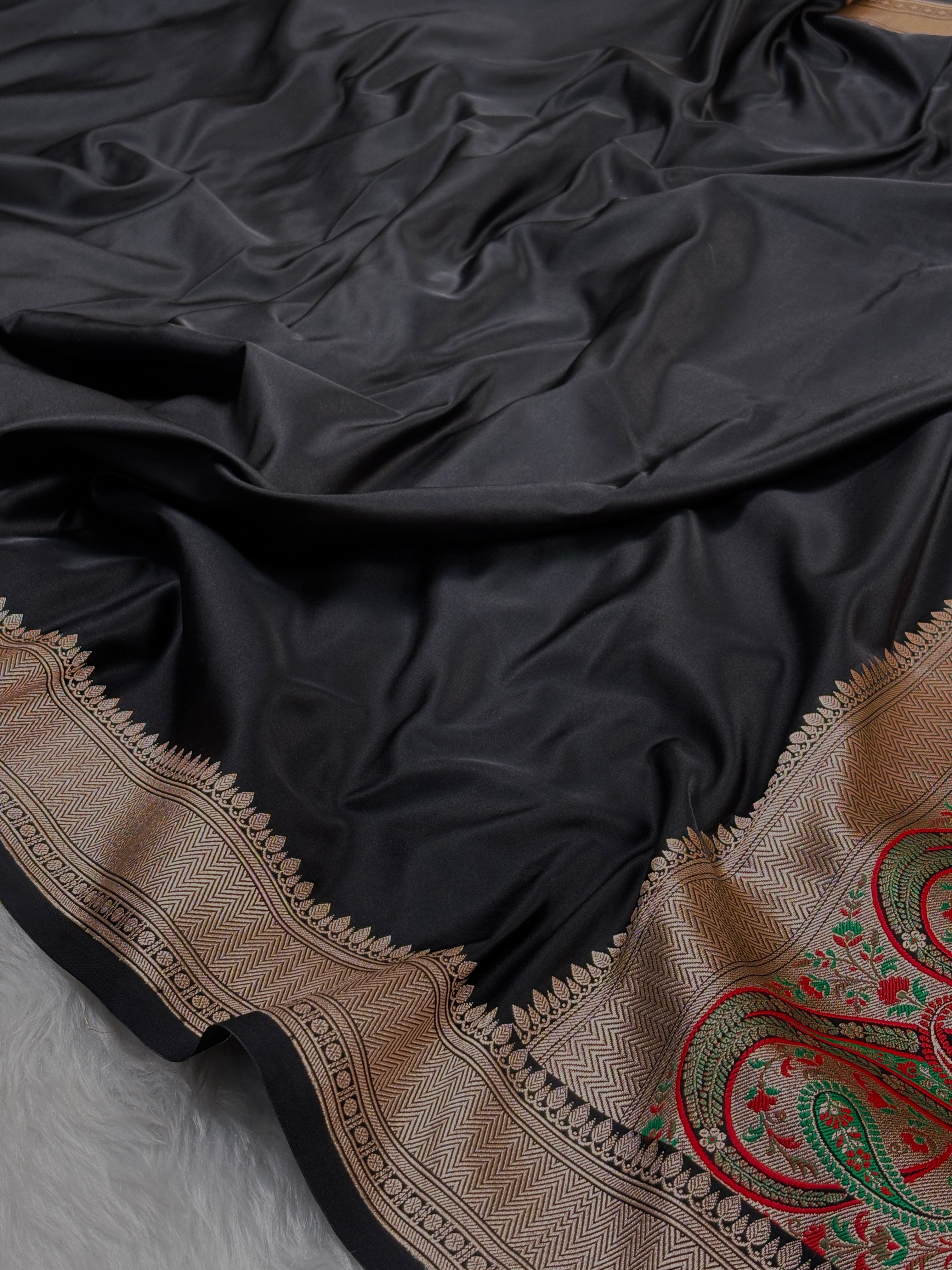 Premium Mashru Katan Banarasi Saree