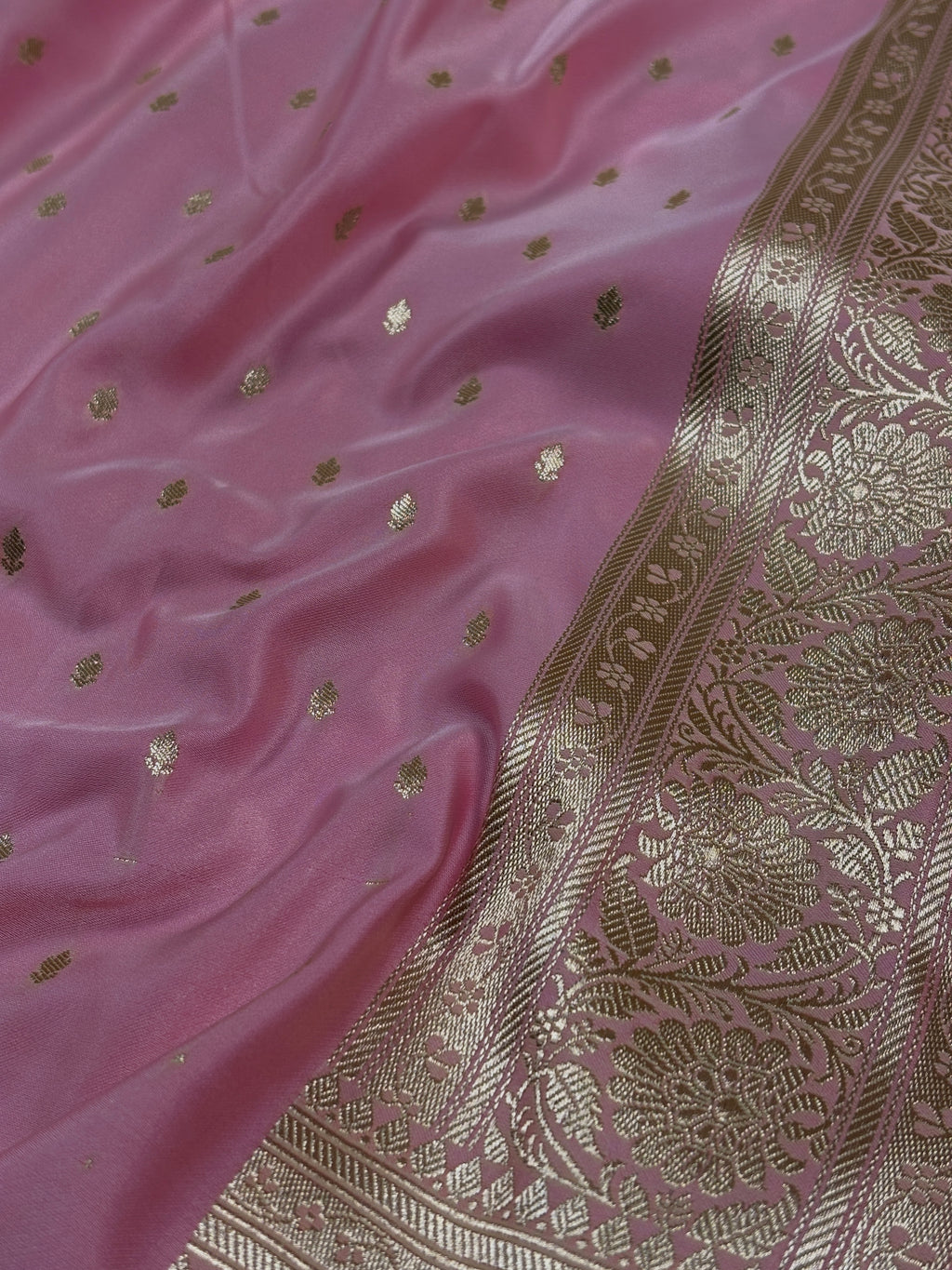 Mashru Katan Banarasi Saree