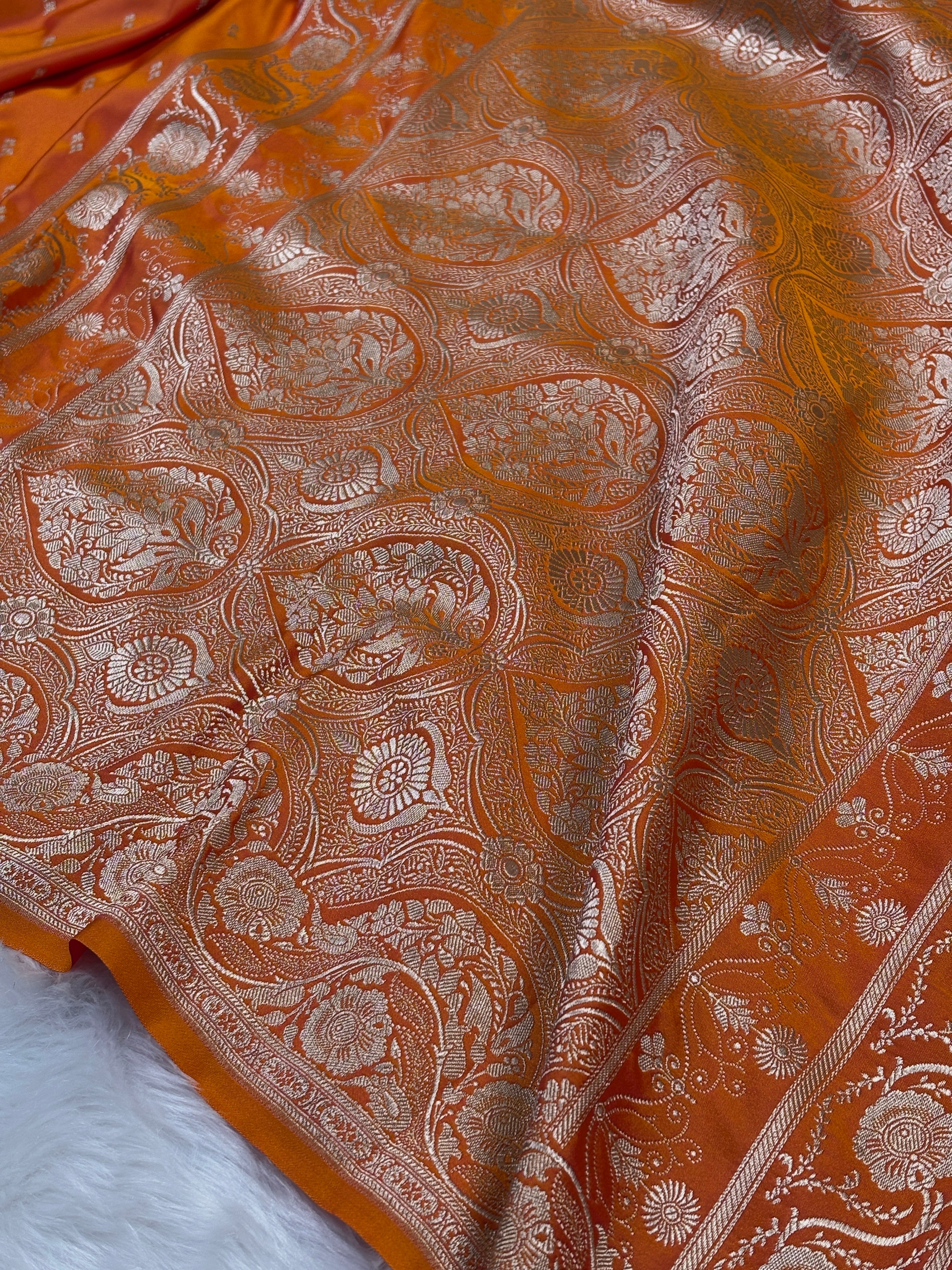 Mashru Katan Banarasi Saree