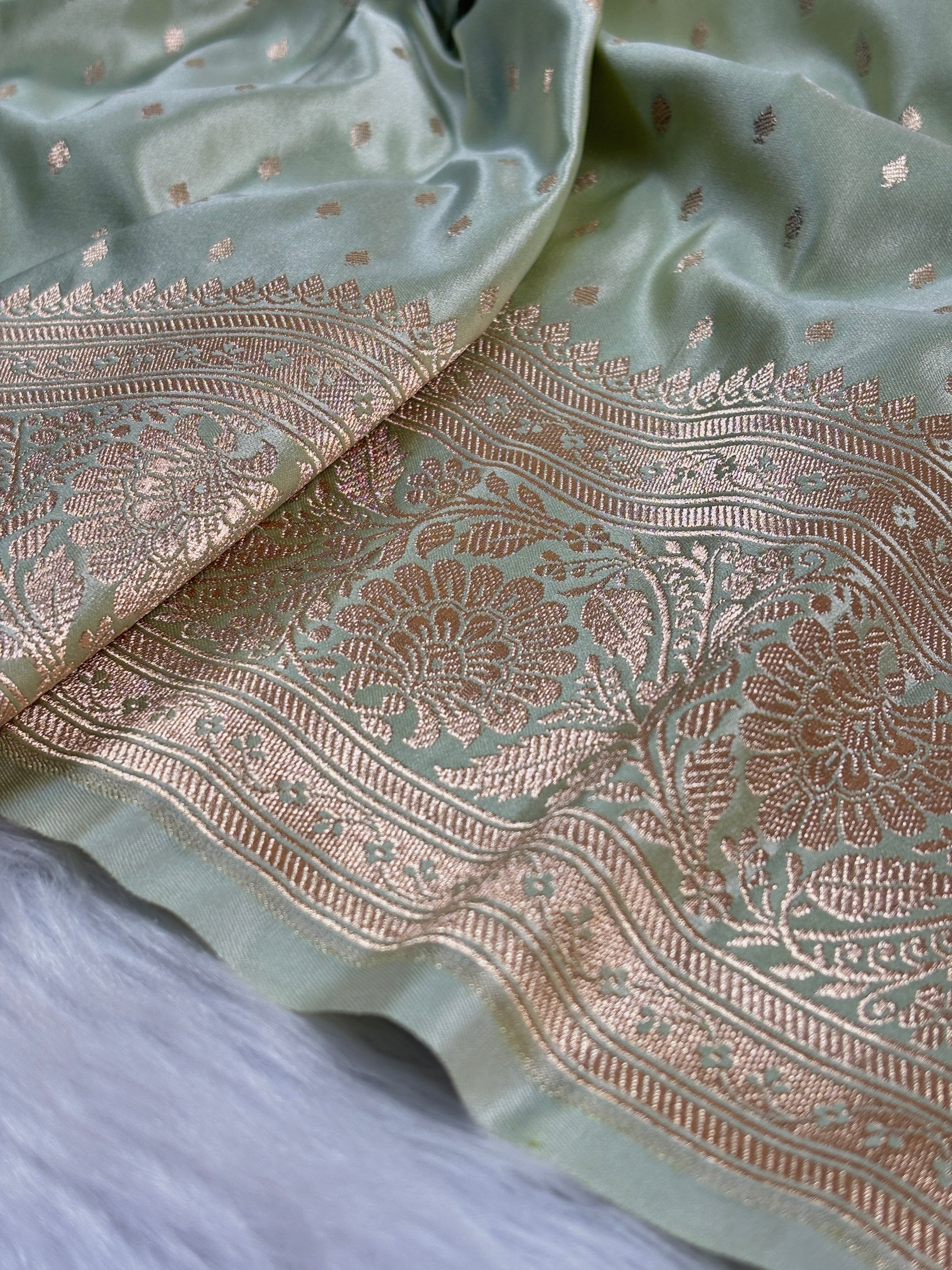 Mashru Katan Banarasi Saree