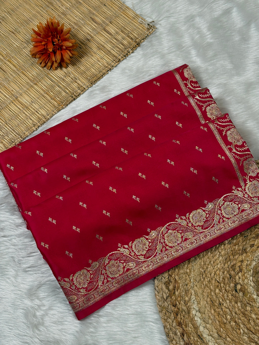 Mashru Katan Banarasi Saree