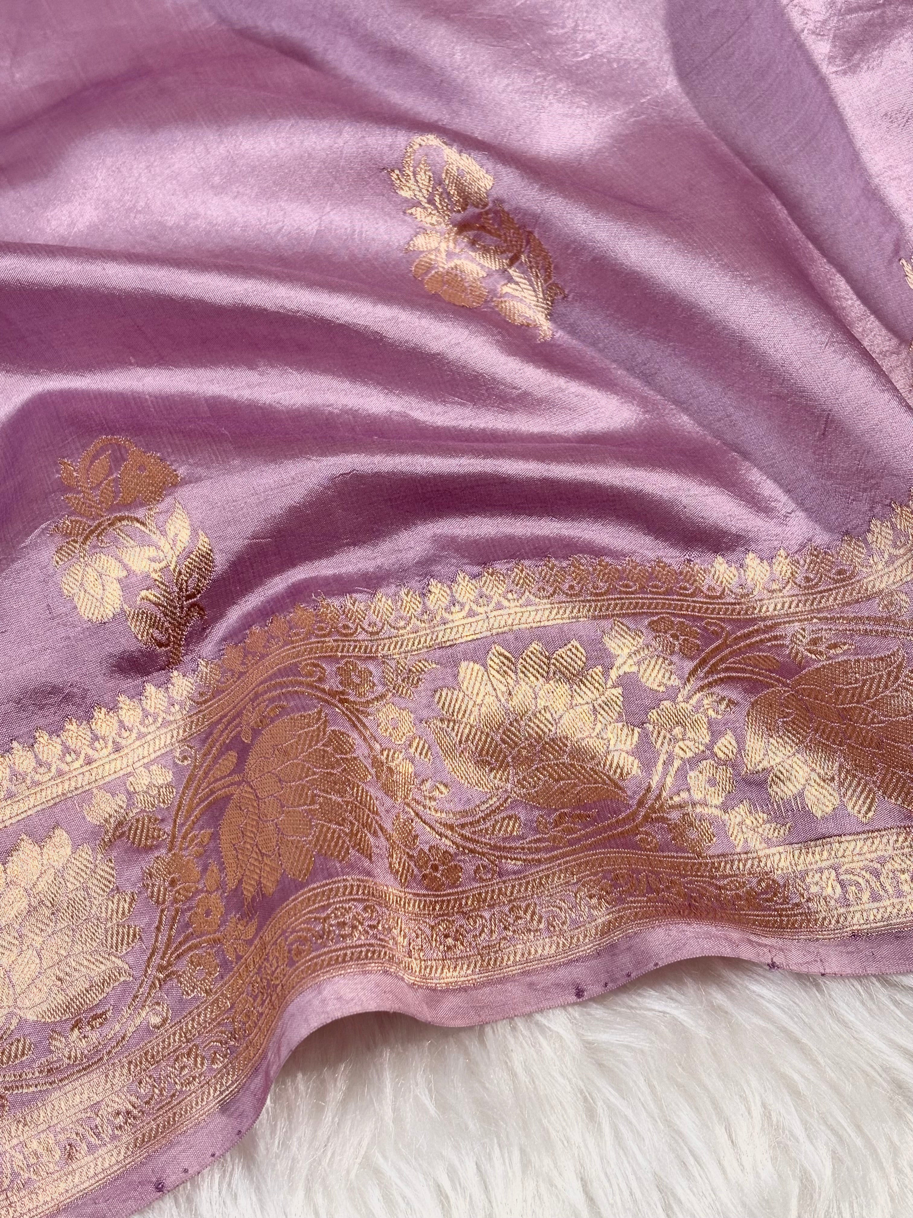 Pure Katan Silk Handloom Banarasi Saree