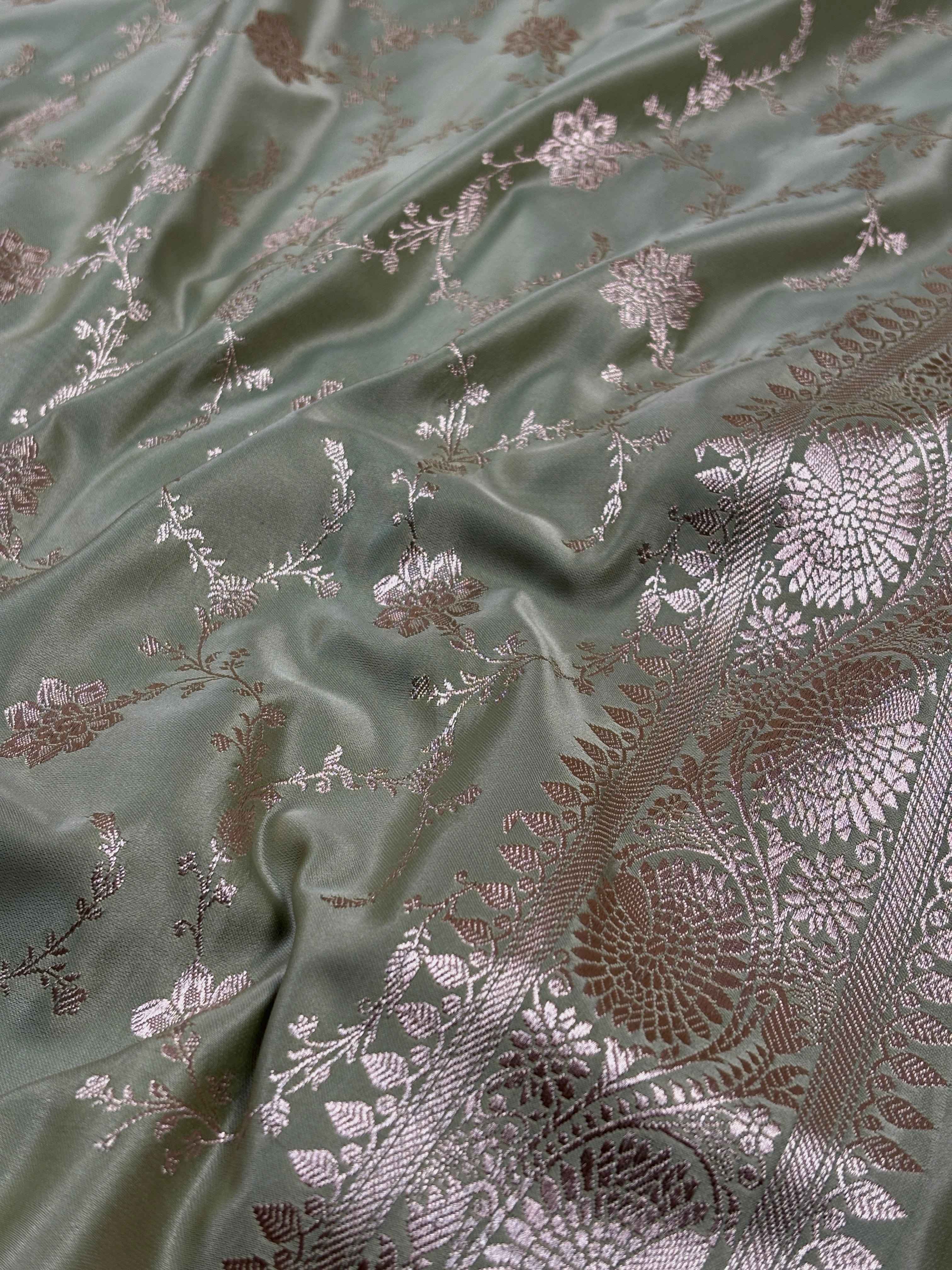 Mashru Katan Banarasi Saree