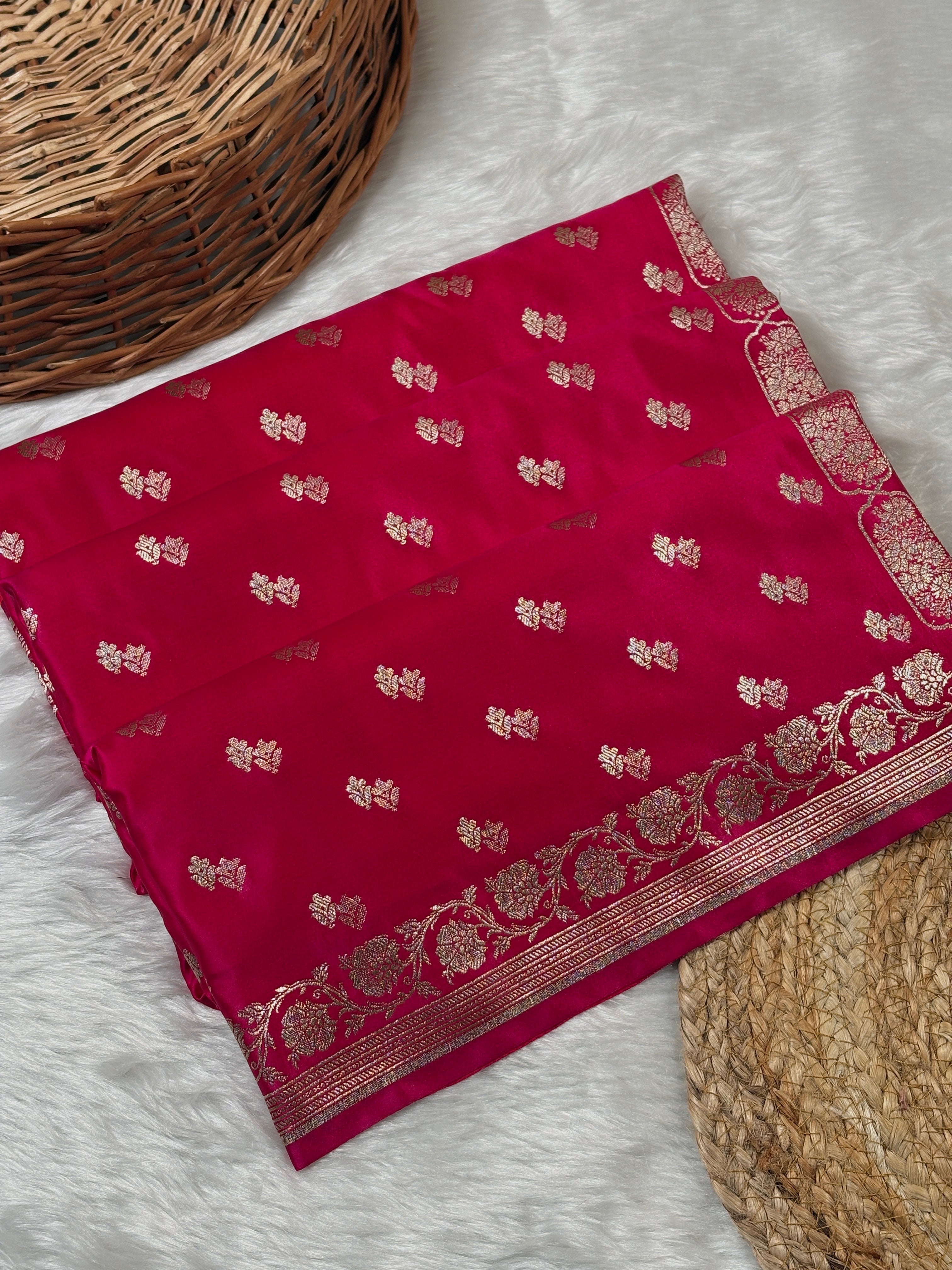 Mashru Katan Banarasi Saree