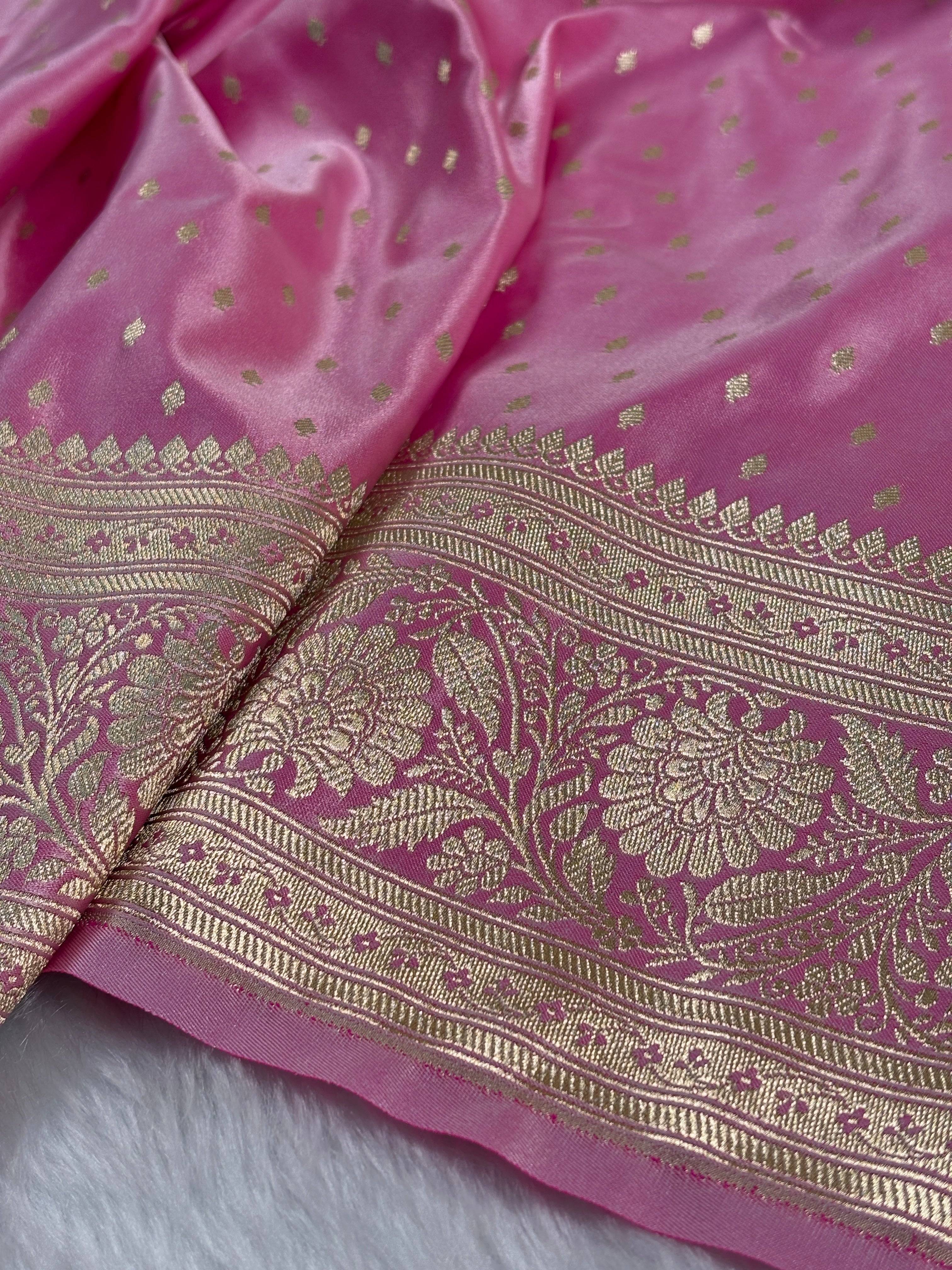Mashru Katan Banarasi Saree