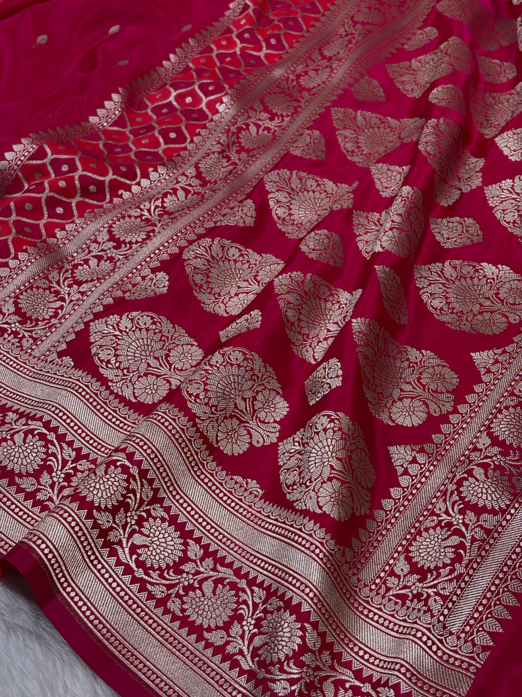 Mashru Katan Banarasi Saree