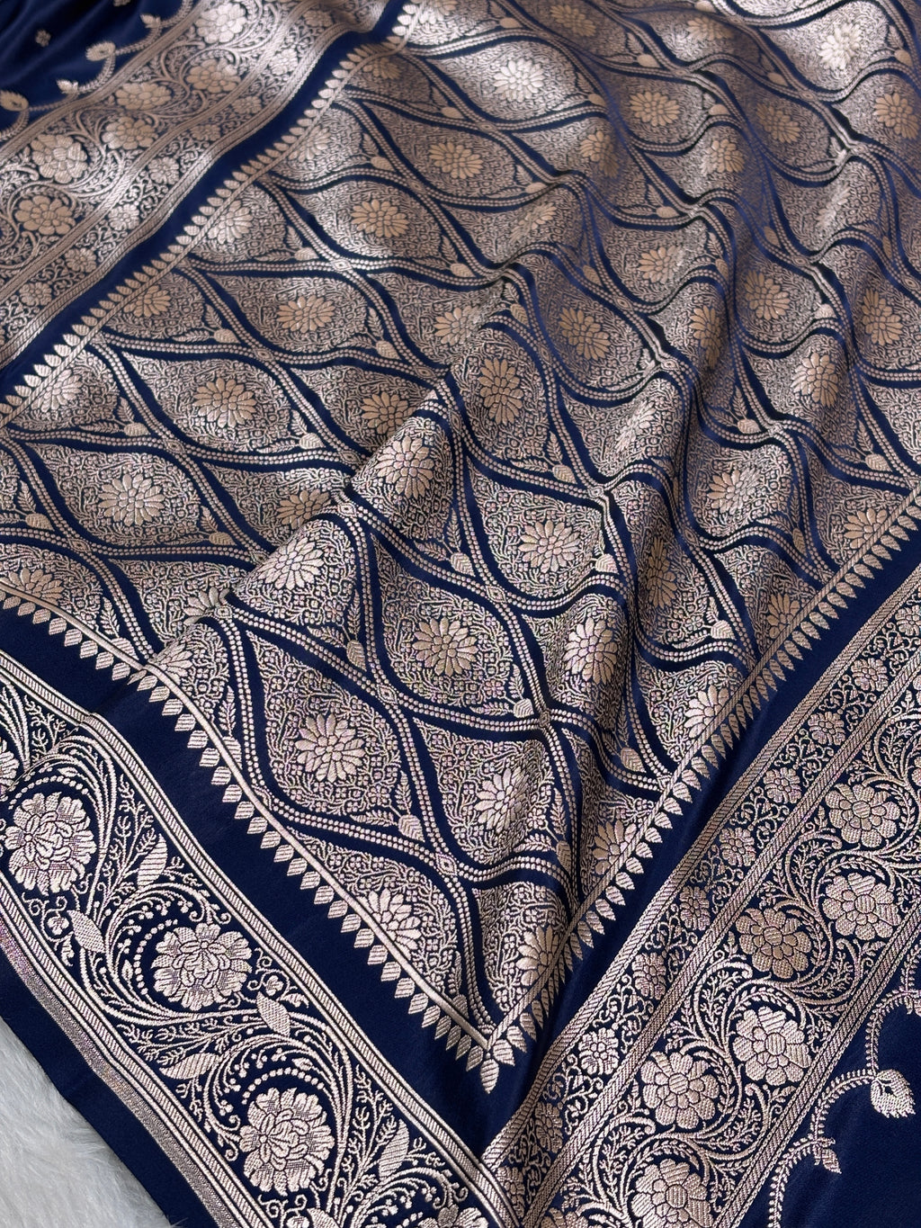Mashru Katan Banarasi Saree