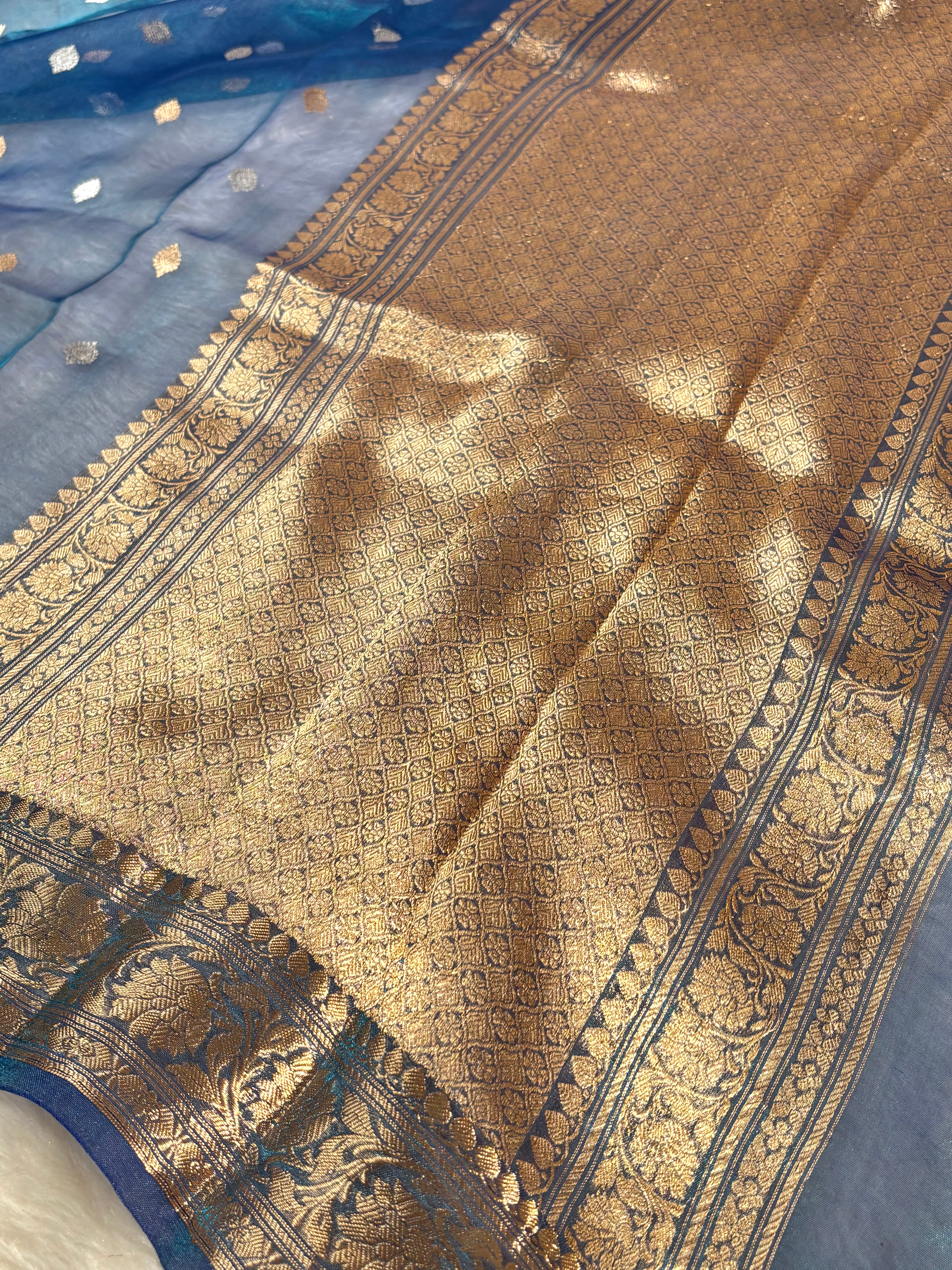 Pure Tissue Alfi Handloom Banarasi Saree