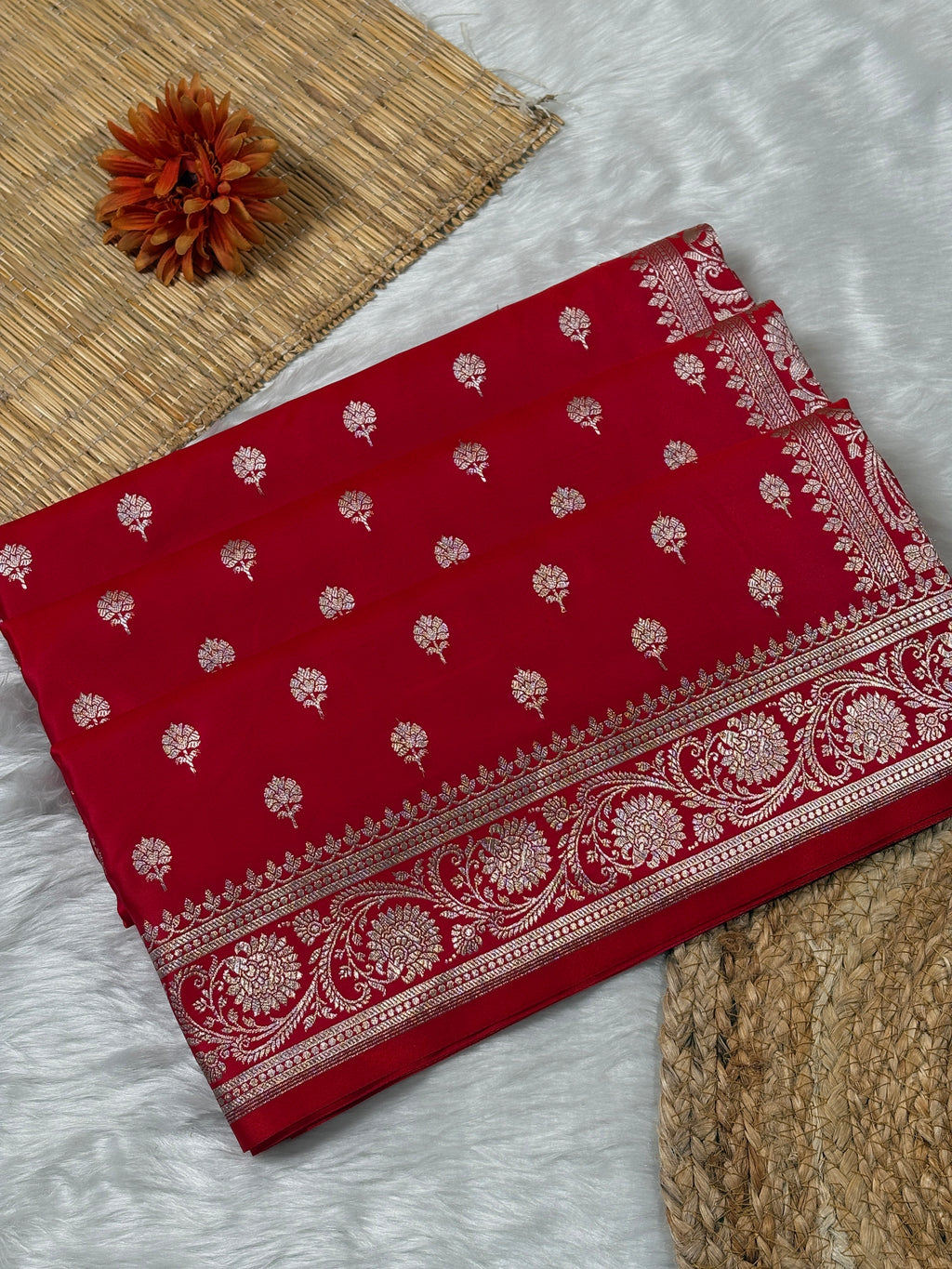 Mashru Katan Banarasi Saree