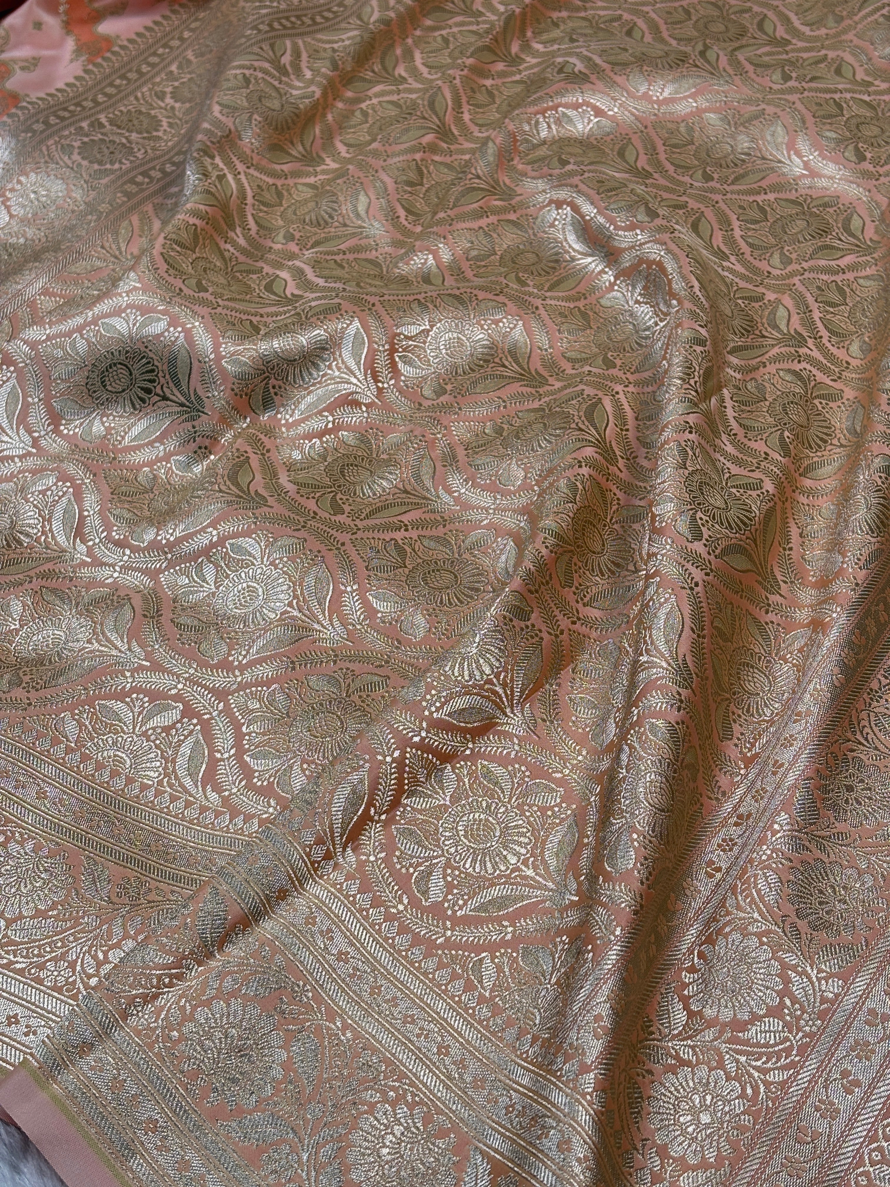 Mashru Katan Banarasi Saree