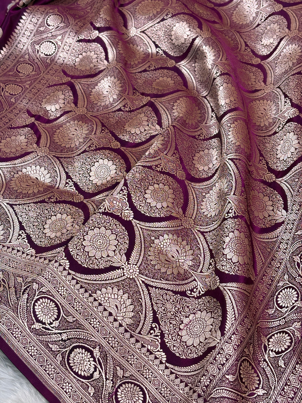 Mashru Katan Banarasi Saree