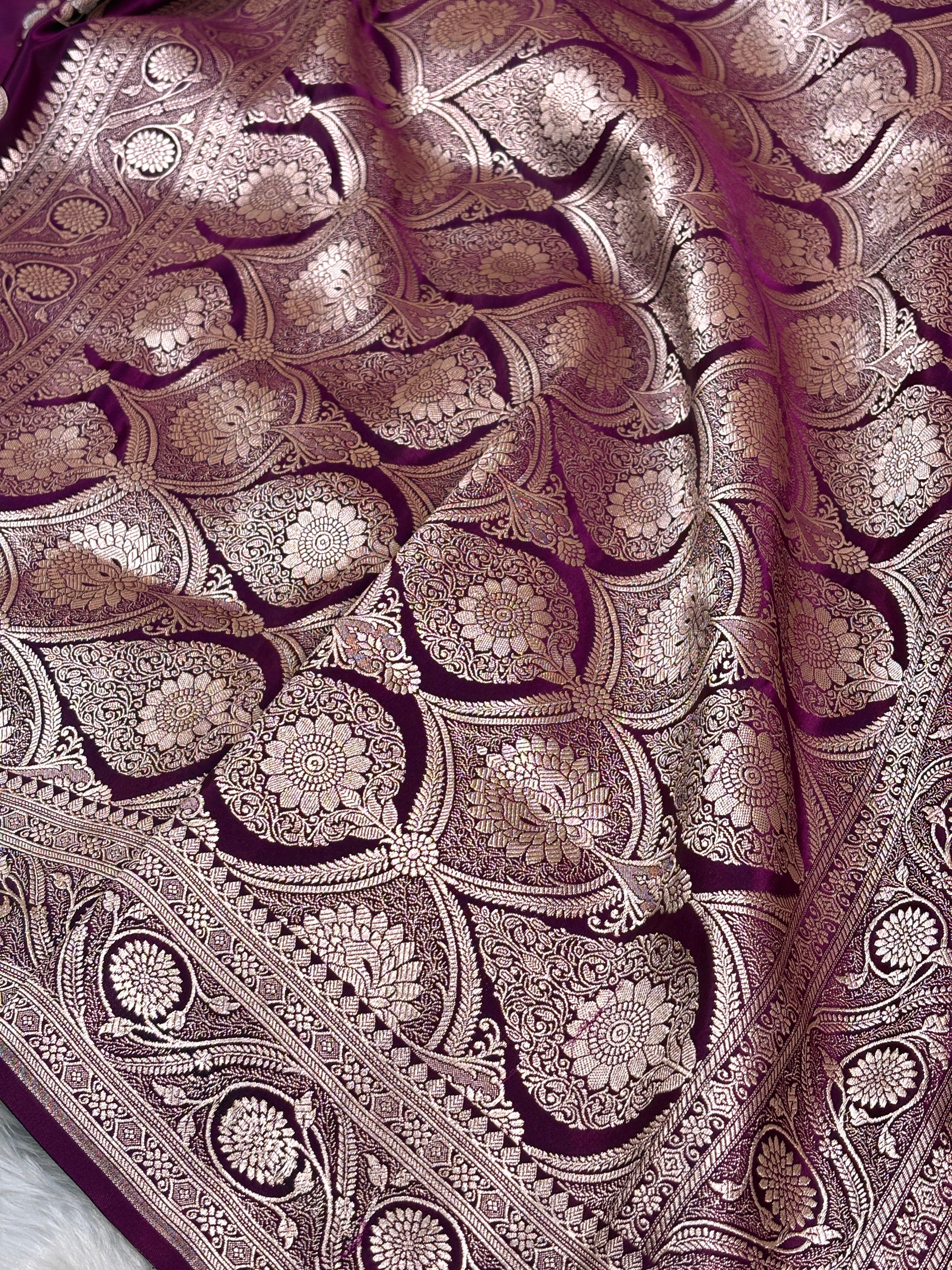 Mashru Katan Banarasi Saree