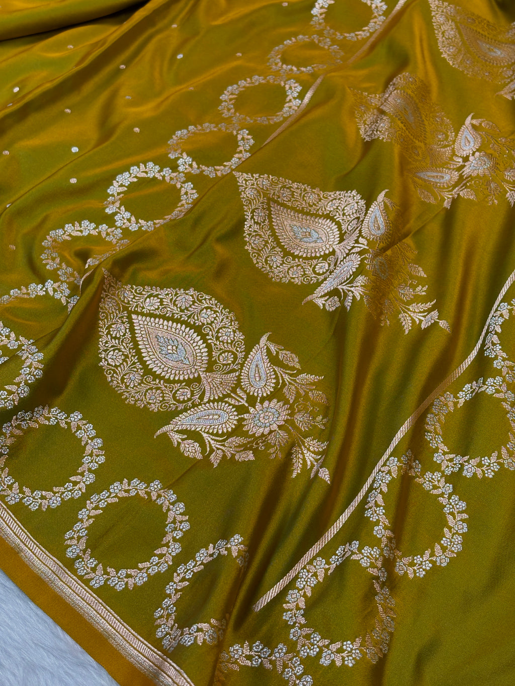 Premium Mashru Katan Banarasi Saree
