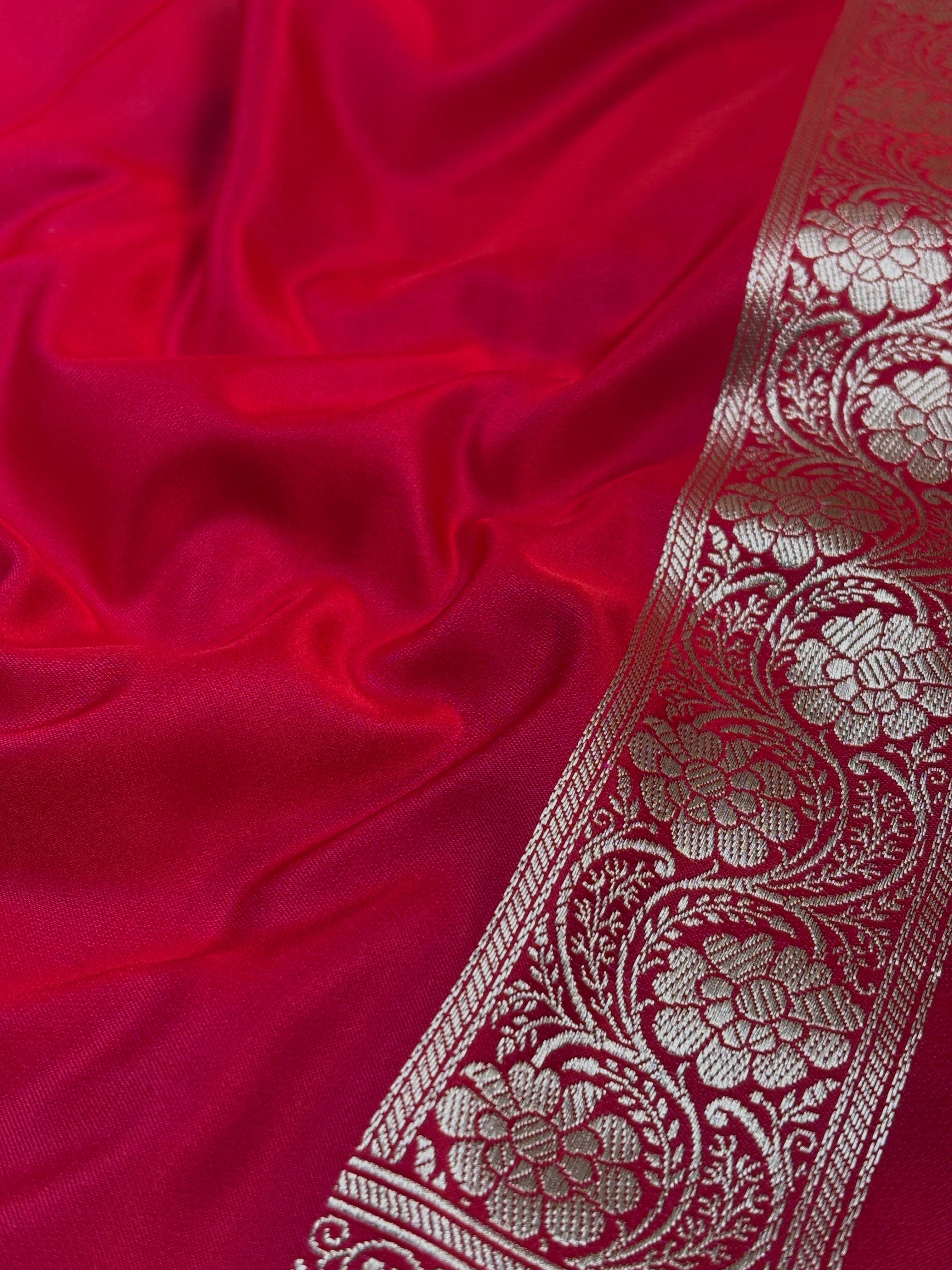 Mashru Katan Banarasi Saree