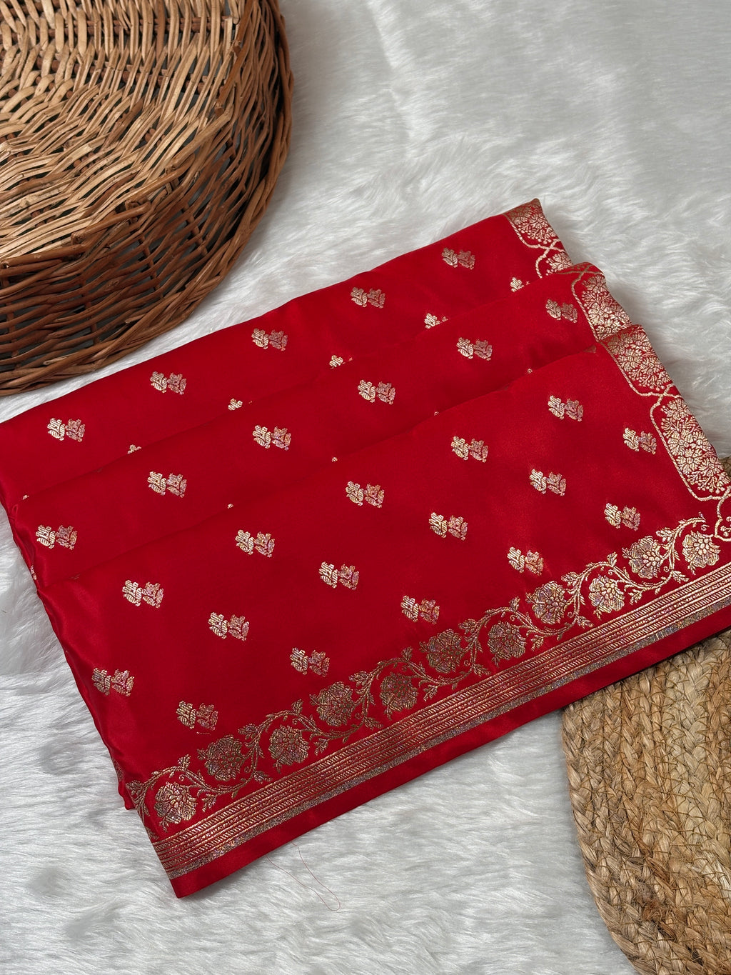 Mashru Katan Banarasi Saree