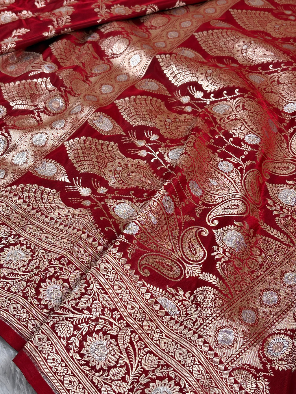 Mashru Katan Banarasi Saree